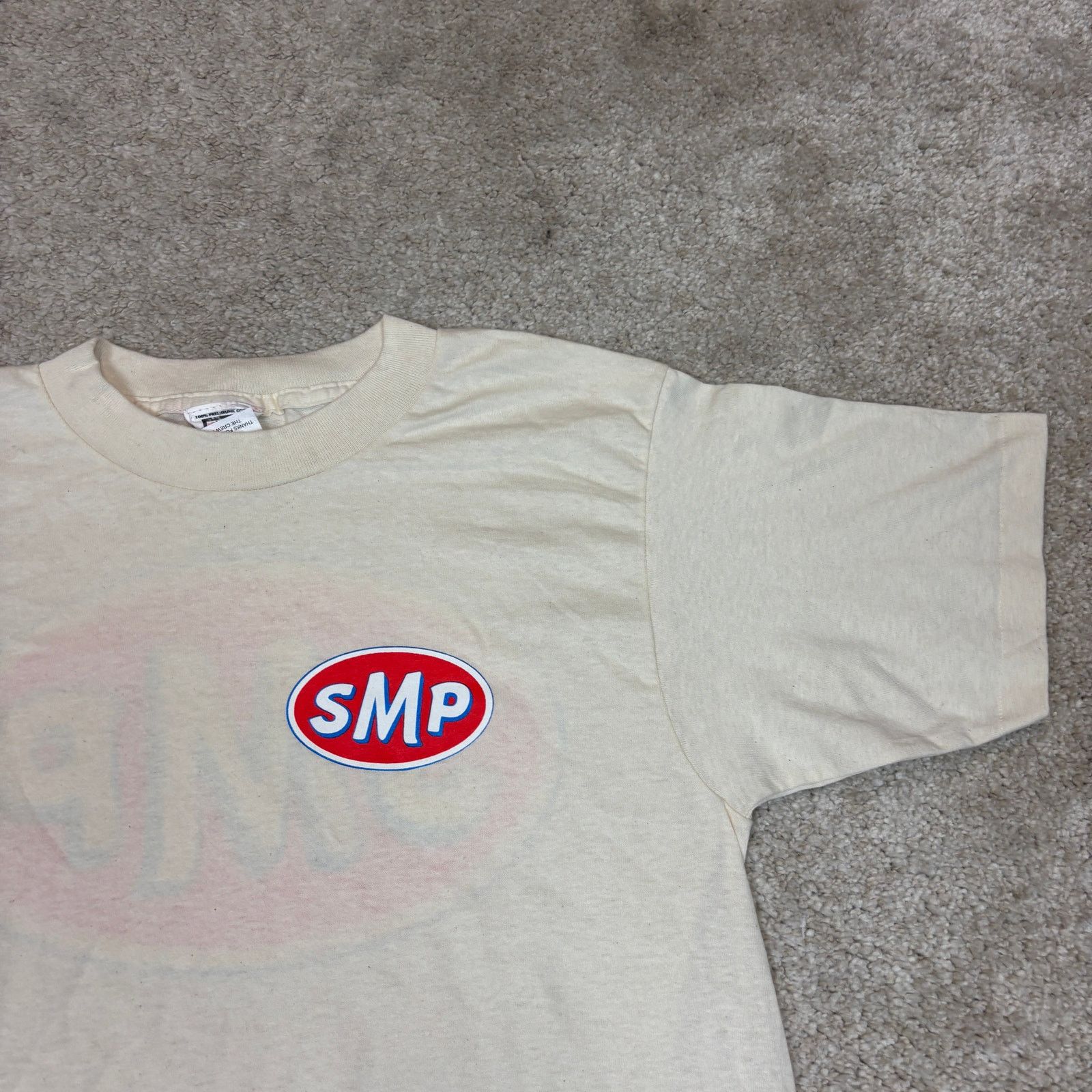 Vintage Vintage 90s SMP Skateboarding STP Parody Logo T Shirt Medium Size US M / EU 48-50 / 2 - 2 Thumbnail