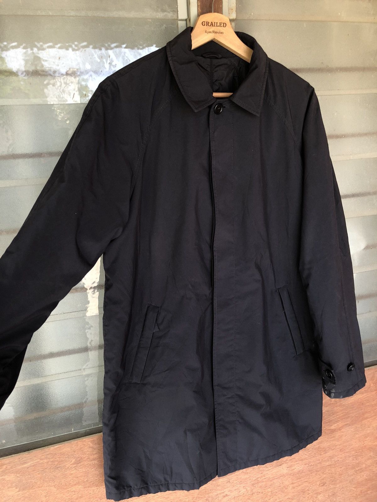 Prada Tg. 44 Prada Opti Nylon Puffer Trench Coat Jacket Size US S / EU 44-46 / 1 - 3 Thumbnail