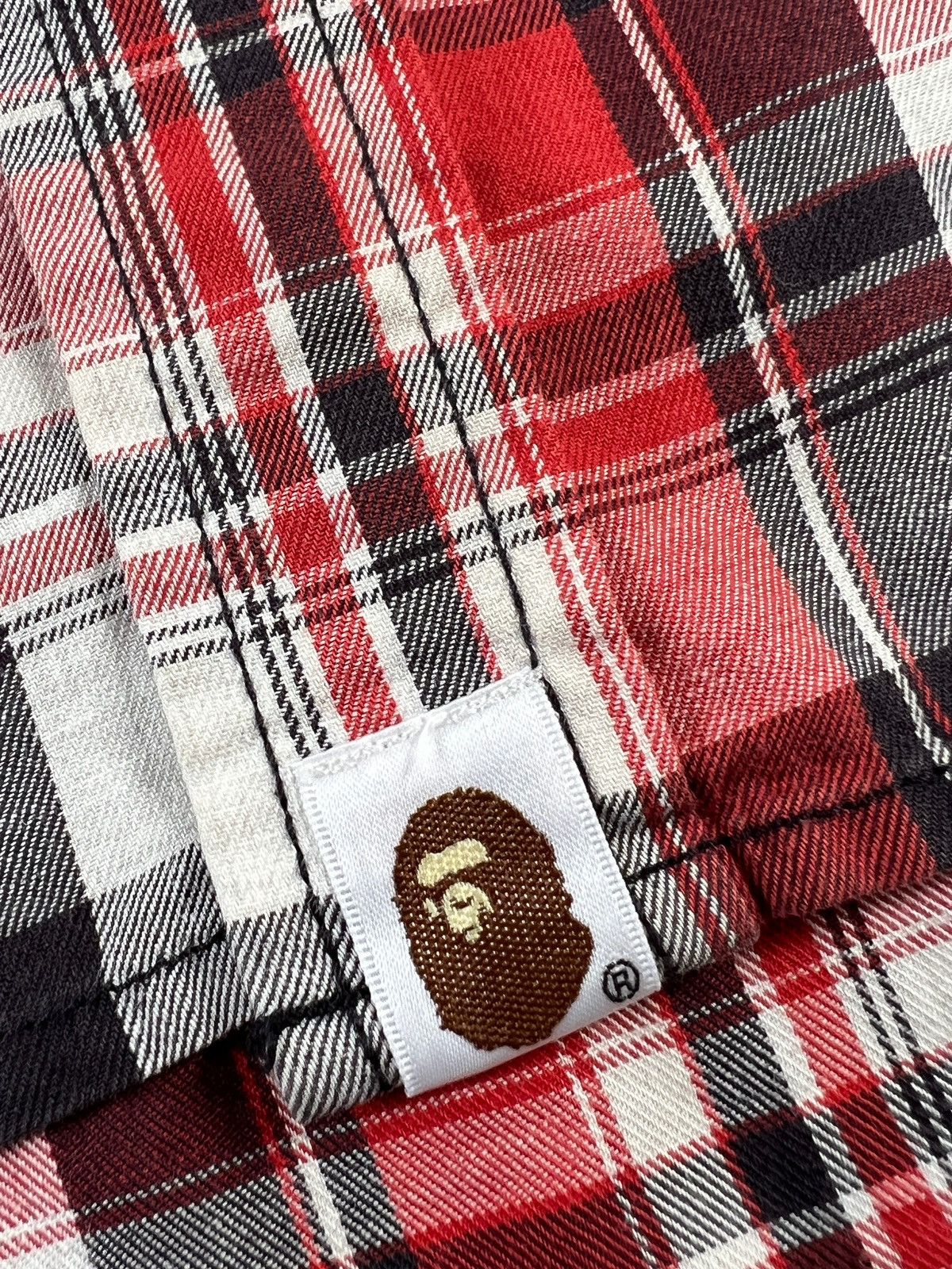 Bape × Nigo Bape Plaid Button Up Shirt Size US M / EU 48-50 / 2 - 8 Thumbnail