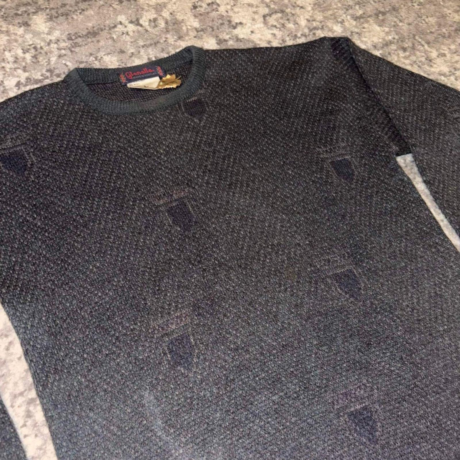 Other Vintage Glenallan Made in Scotland Wool Knit Sweater Size US L / EU 52-54 / 3 - 7 Thumbnail