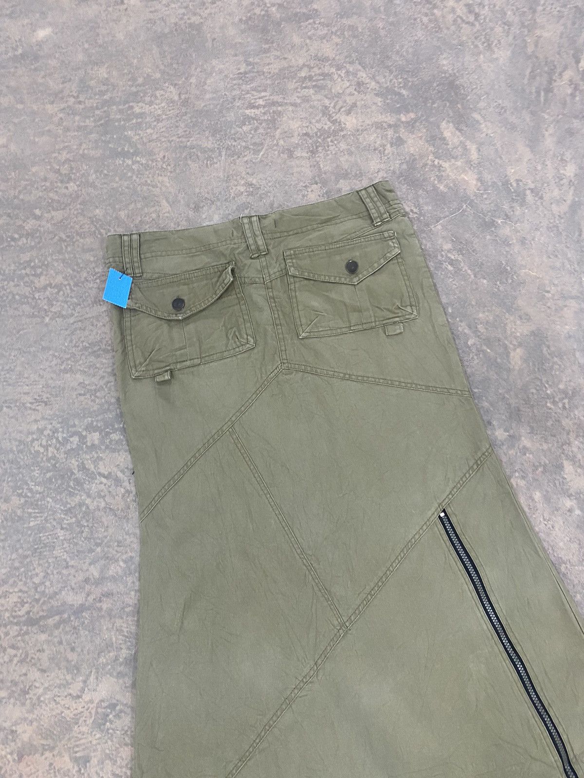 Le Grande Bleu (L.G.B.) VINTAGE PLASTIC NINJA TACTICAL UTILITY SKIRT GOA PUNK Size 32" / US 10 / IT 46 - 9 Thumbnail