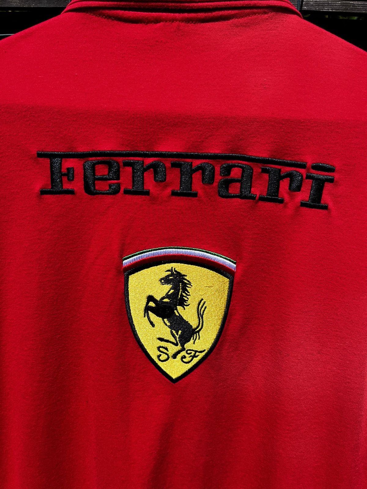 Vintage 🏎️ VINTAGE FERRARI F1 BIG LOGO NASCAR RACING STREETWEAR POLO Size US XXL / EU 58 / 5 - 8 Thumbnail