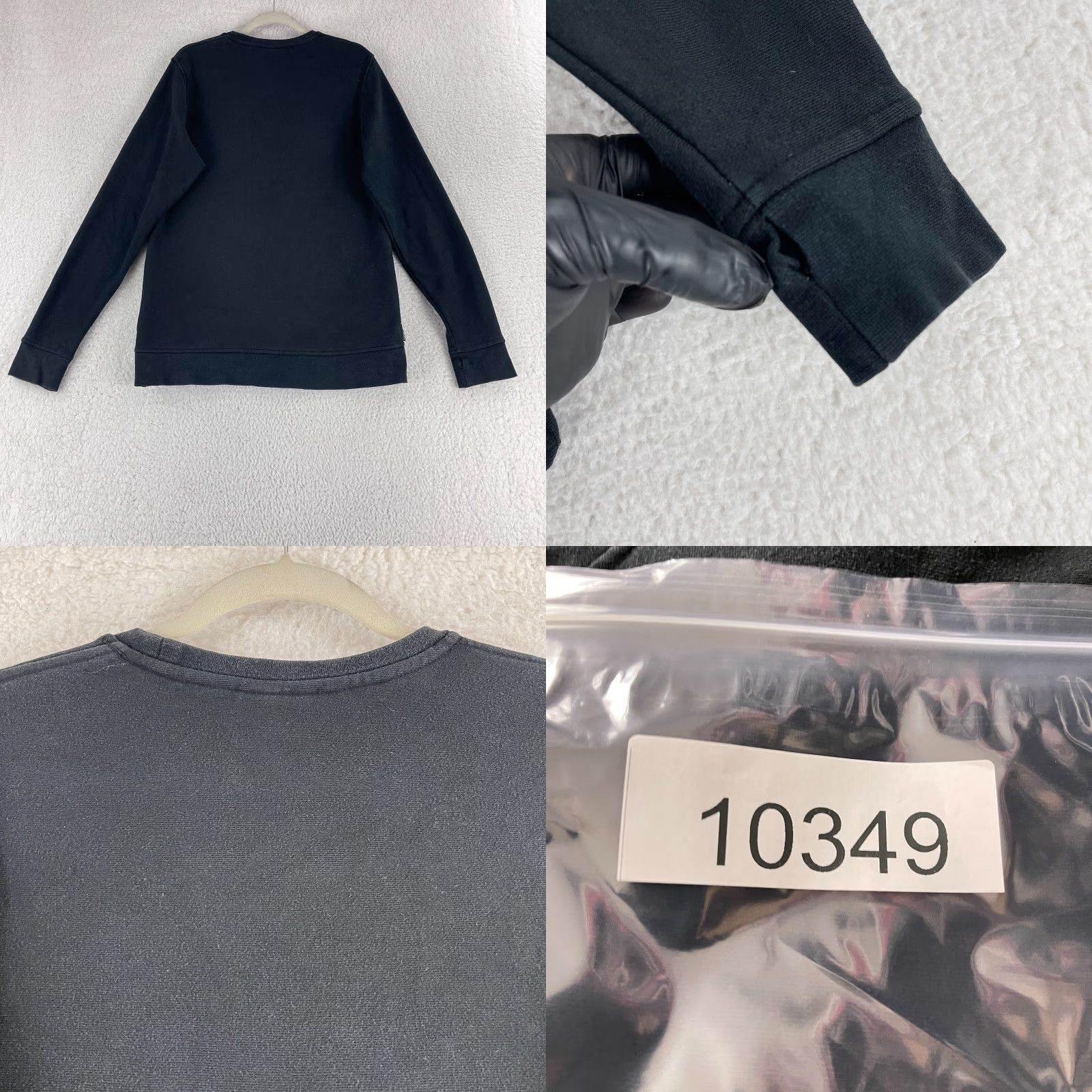 The Hundreds The Hundreds Black Crew Neck Pullover Sweater Mens Large Knit Long Sleeve Cotton Size US L / EU 52-54 / 3 - 9 Thumbnail