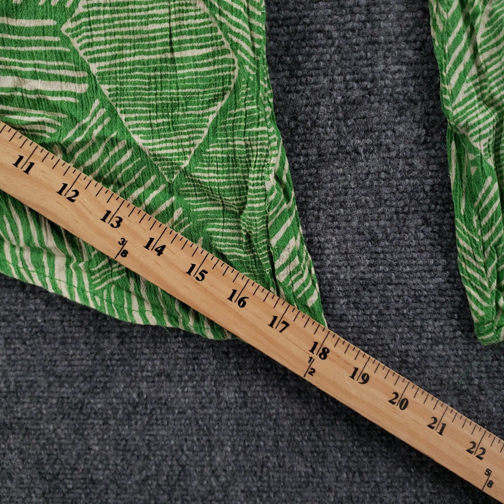 Vintage Band The Free Jumpsuit Women M Green Sleeveless V-Neck Wide-Leg One-Piece Casual Size 32" / US 10 / IT 46 - 6 Thumbnail