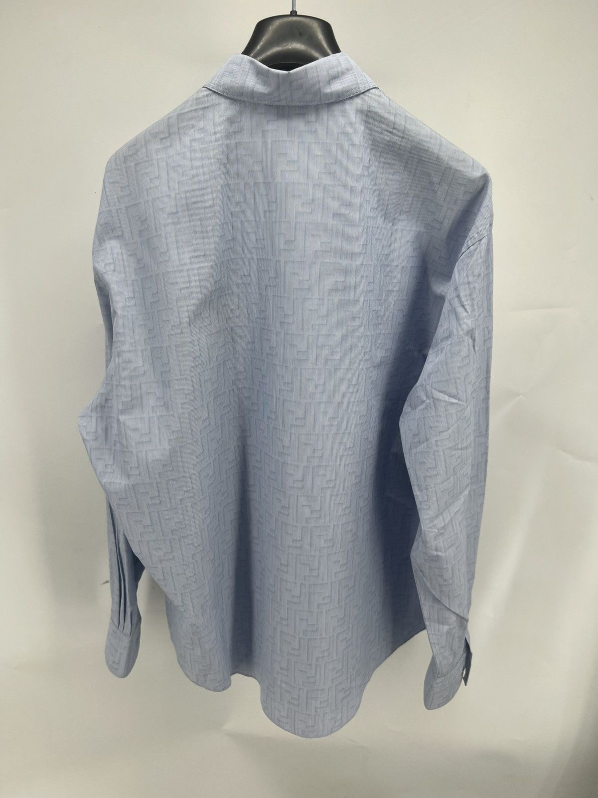 Fendi Mens Fendi FF Logo Shirt Size 42 Long Sleeve RRP $995 Size US L / EU 52-54 / 3 - 3 Thumbnail