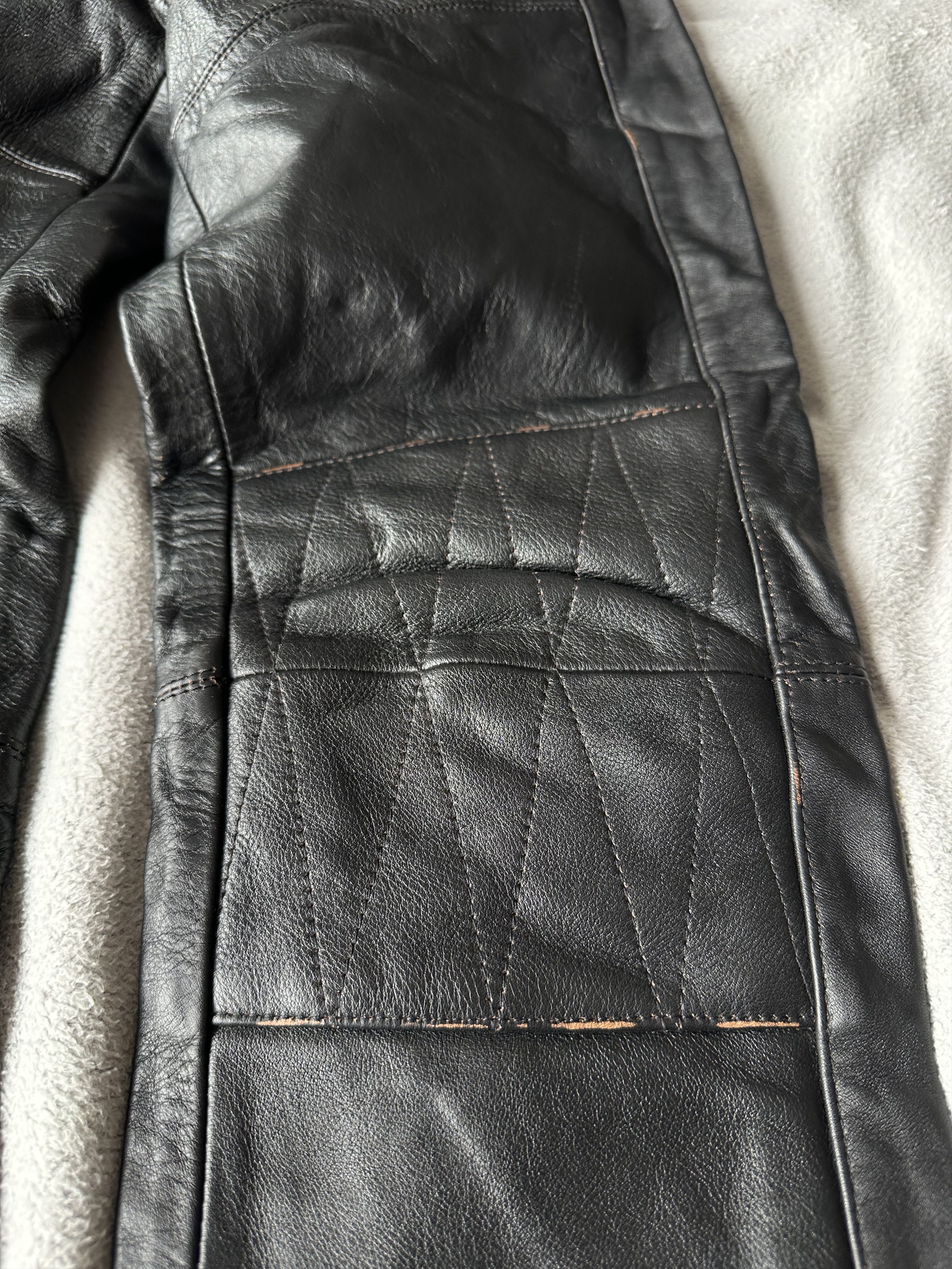 H&M × Isabel Marant Isabel Marant x H&M Leather Biker Pants Black Size 30" / US 8 / IT 44 - 3 Thumbnail