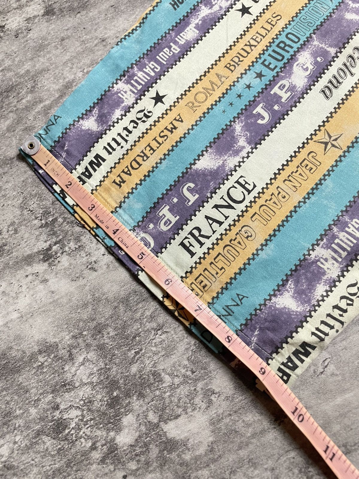 Jean Paul Gaultier Vintage Jean Paul Gaultier “EURO VISION” Printed Size US 33 - 15 Thumbnail