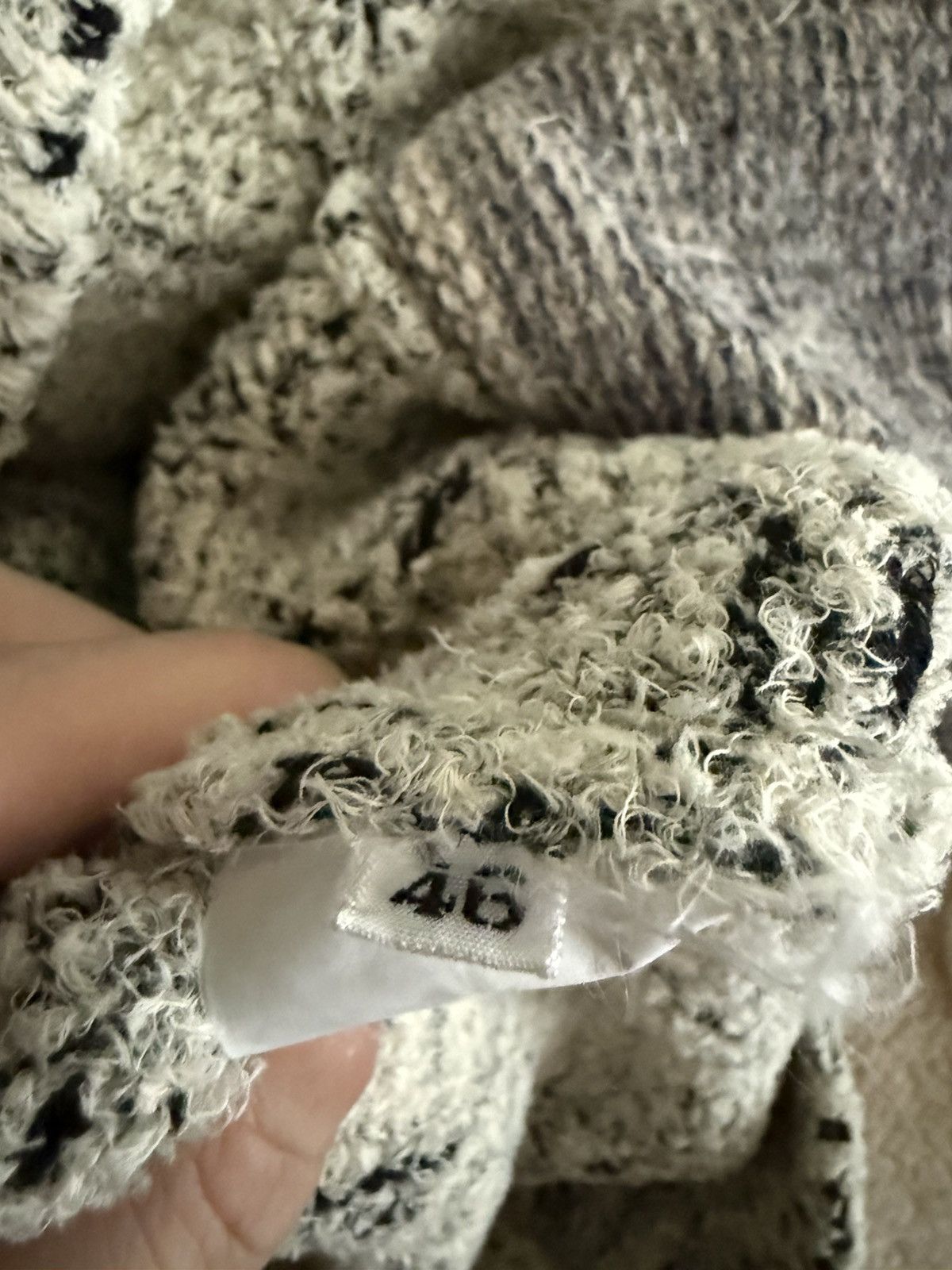 Kiko Kostadinov Harkman Knit Jumper Speckled Grey 46 Size US S / EU 44-46 / 1 - 6 Thumbnail