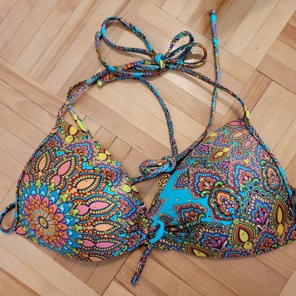 Other Luli Fama Molded Push Up Mandala Bandeau Halter Bikini - M Size US 34 / EU 50 - 1 Thumbnail