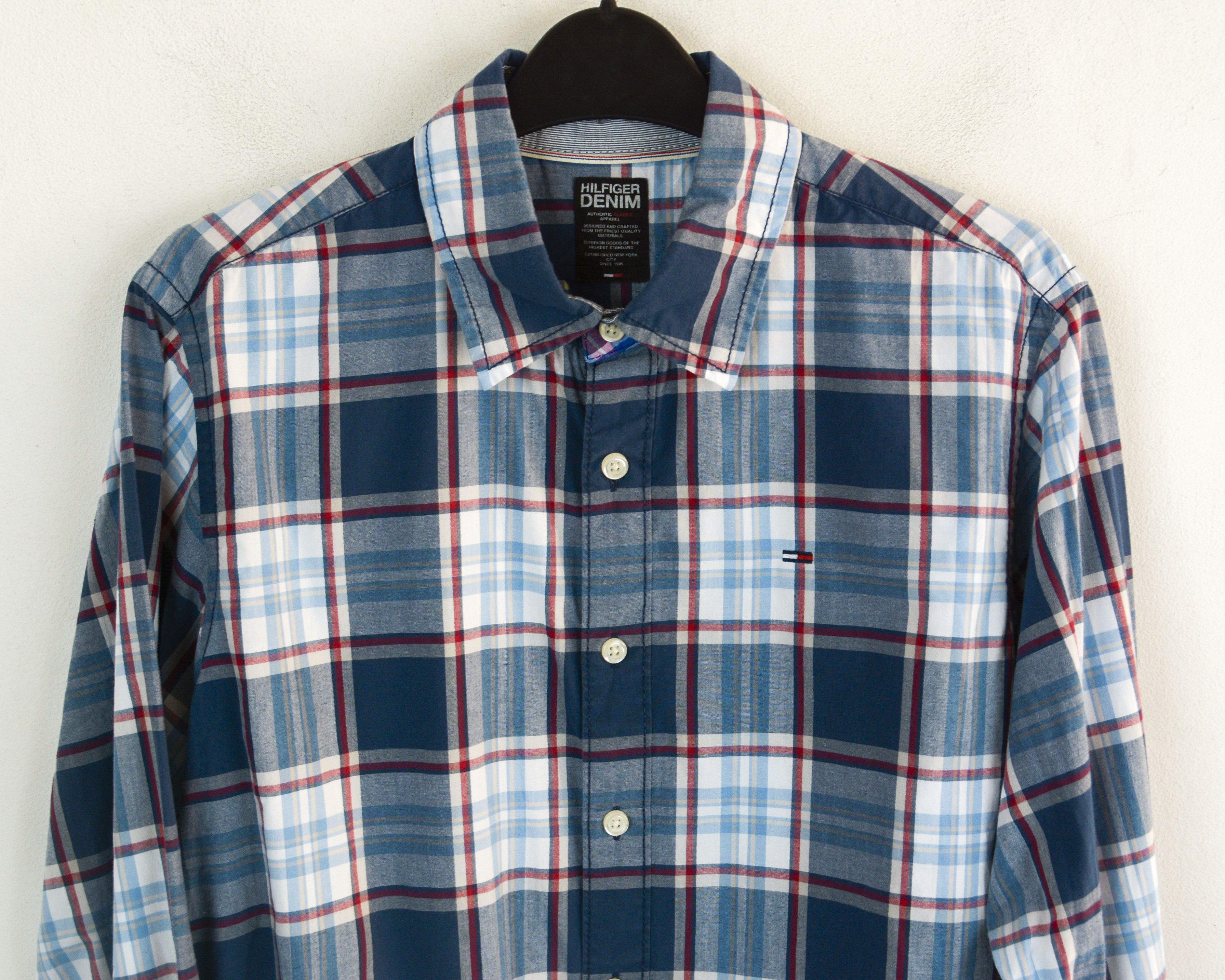 Tommy Hilfiger Button Up Shirt S Check Plaid Formal Long Sleeved Casual Top Size US S / EU 44-46 / 1 - 2 Thumbnail