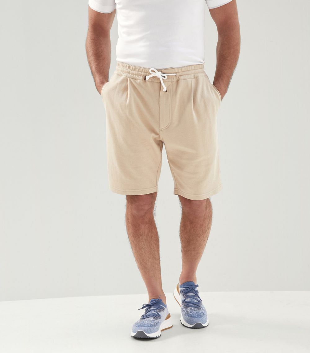 image of Brunello Cucinelli O1W1Db10524 Bermuda Shorts In Light Brown, Men's (Size 32)