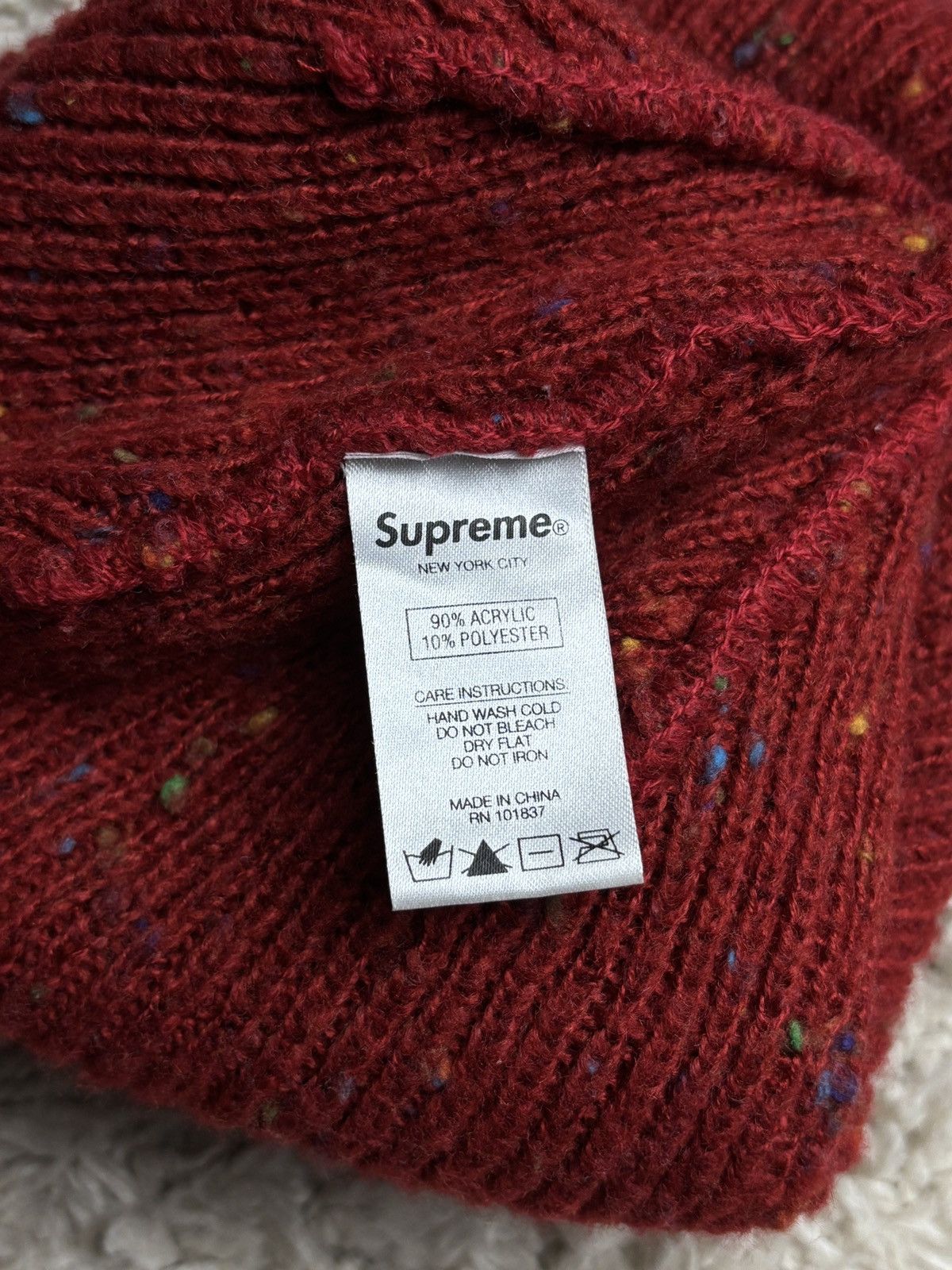 Supreme Supreme Knitted Winter Beanie Hat Vintage Size ONE SIZE - 4 Thumbnail
