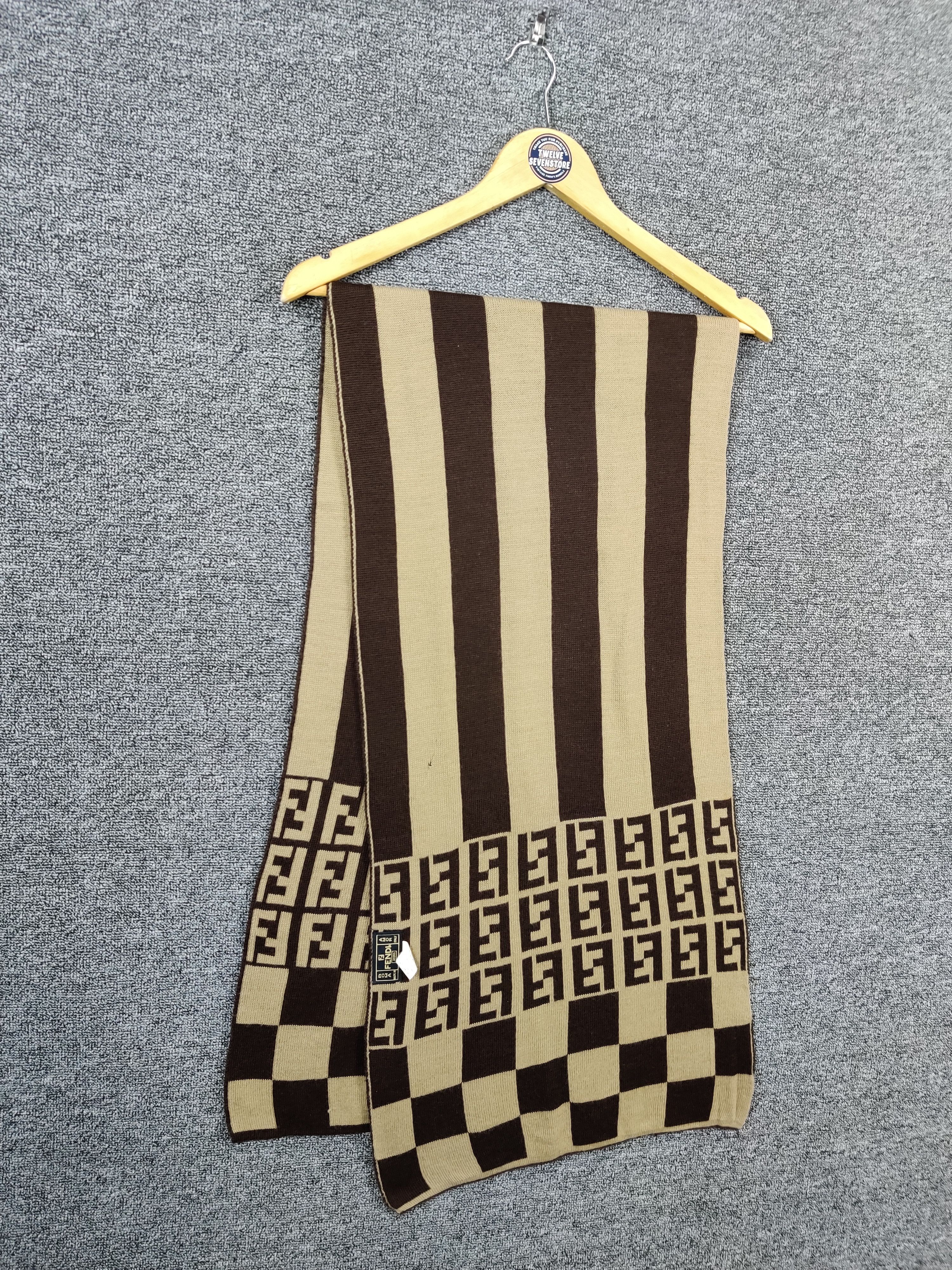 Fendi Vintage Fendi Monogram Muffler/Scarves Size ONE SIZE - 3 Thumbnail