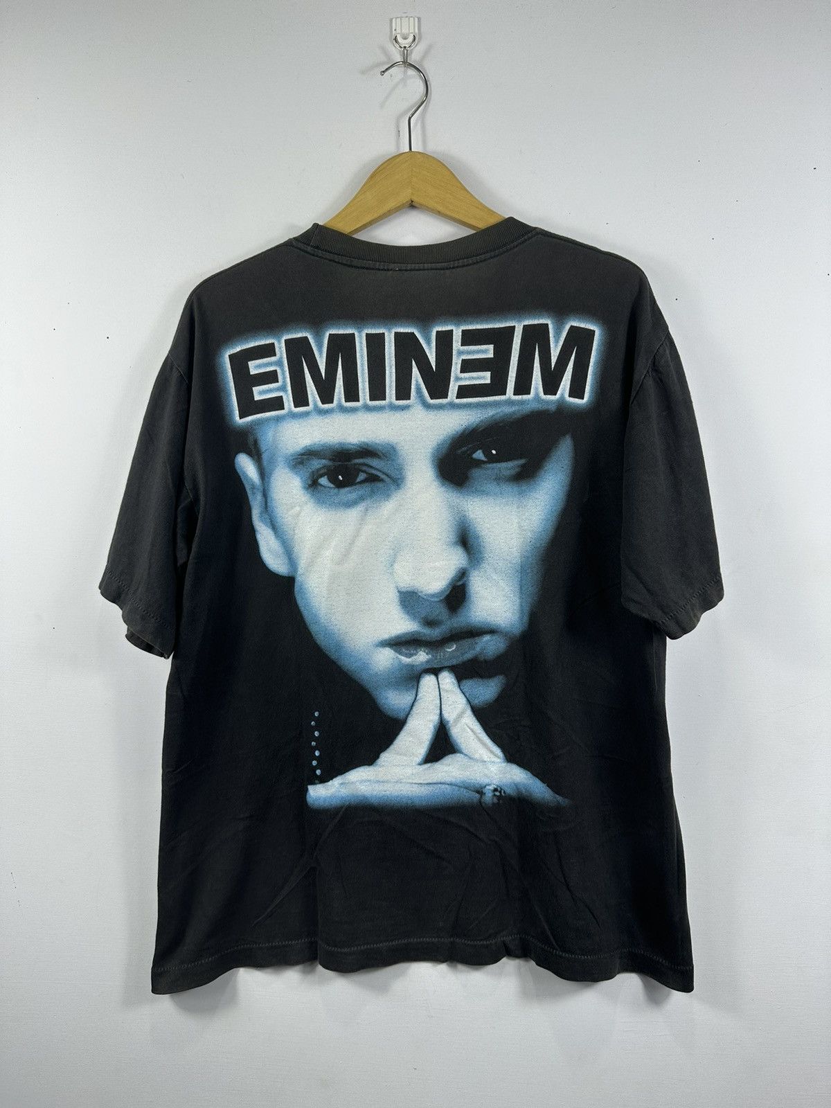 Eminem RARE Vintage Bootleg Eminem Big Face Rap Tee Size US L / EU 52-54 / 3 - 6 Thumbnail
