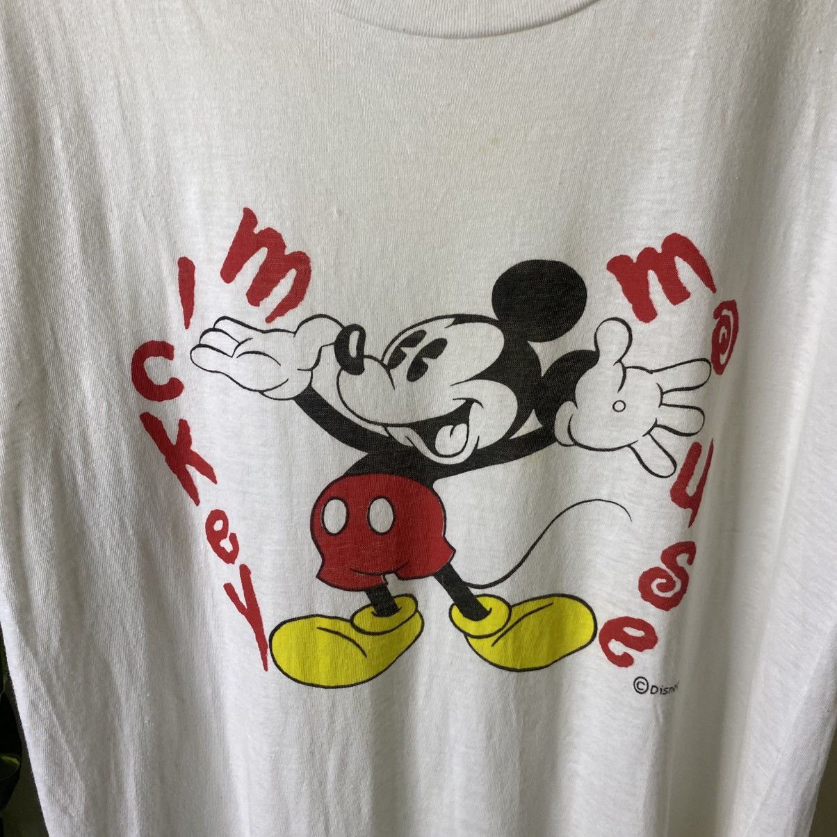 Mickey Unlimited Vintage 1990s Mickey Mouse T Shirt Size US L / EU 52-54 / 3 - 2 Thumbnail