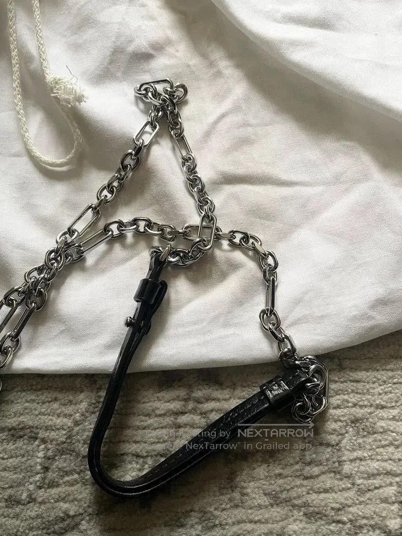 Maison Margiela black chain crossbody bag by maison margiela. Size ONE SIZE - 4 Thumbnail