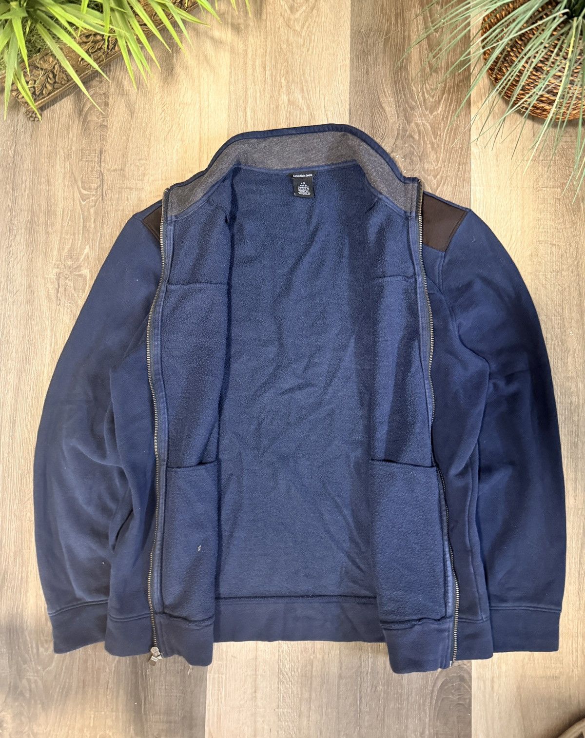 Calvin Klein Calvin Klein Fleece Zip-Up Jacke Vintage Full Zip Mens Large Size US L / EU 52-54 / 3 - 2 Thumbnail