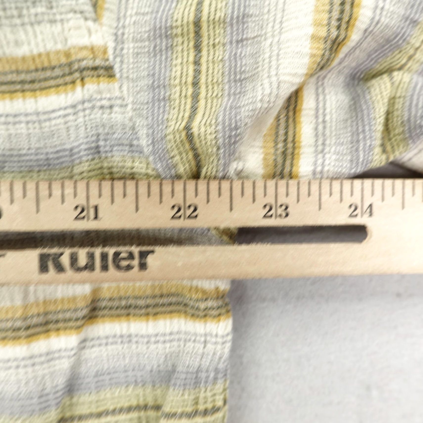 Patagonia VINTAGE Patagonia Shirt Men XL Beige Blue Green Orange Stripes Button Up Organic Size US XL / EU 56 / 4 - 6 Thumbnail