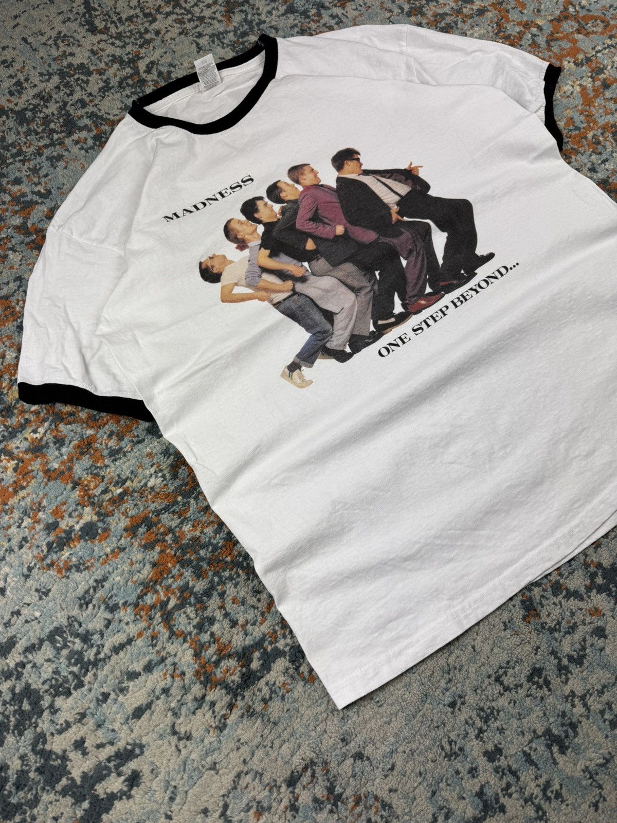 Band Tees Vintage 00s Madness one step beyond graphic ringer tee Size US XL / EU 56 / 4 - 3 Thumbnail