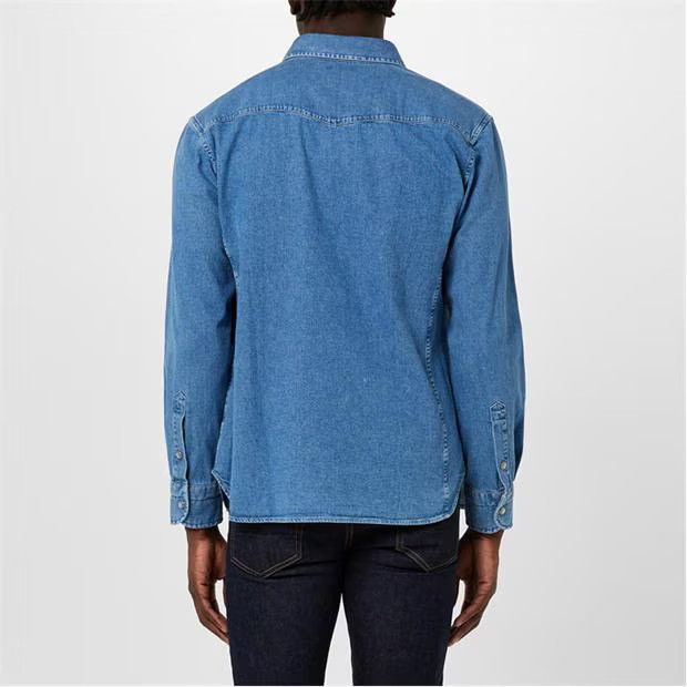 Tom Ford o1g2r1mq0724 Denim Shirt in Blue Size US S / EU 44-46 / 1 - 4 Thumbnail