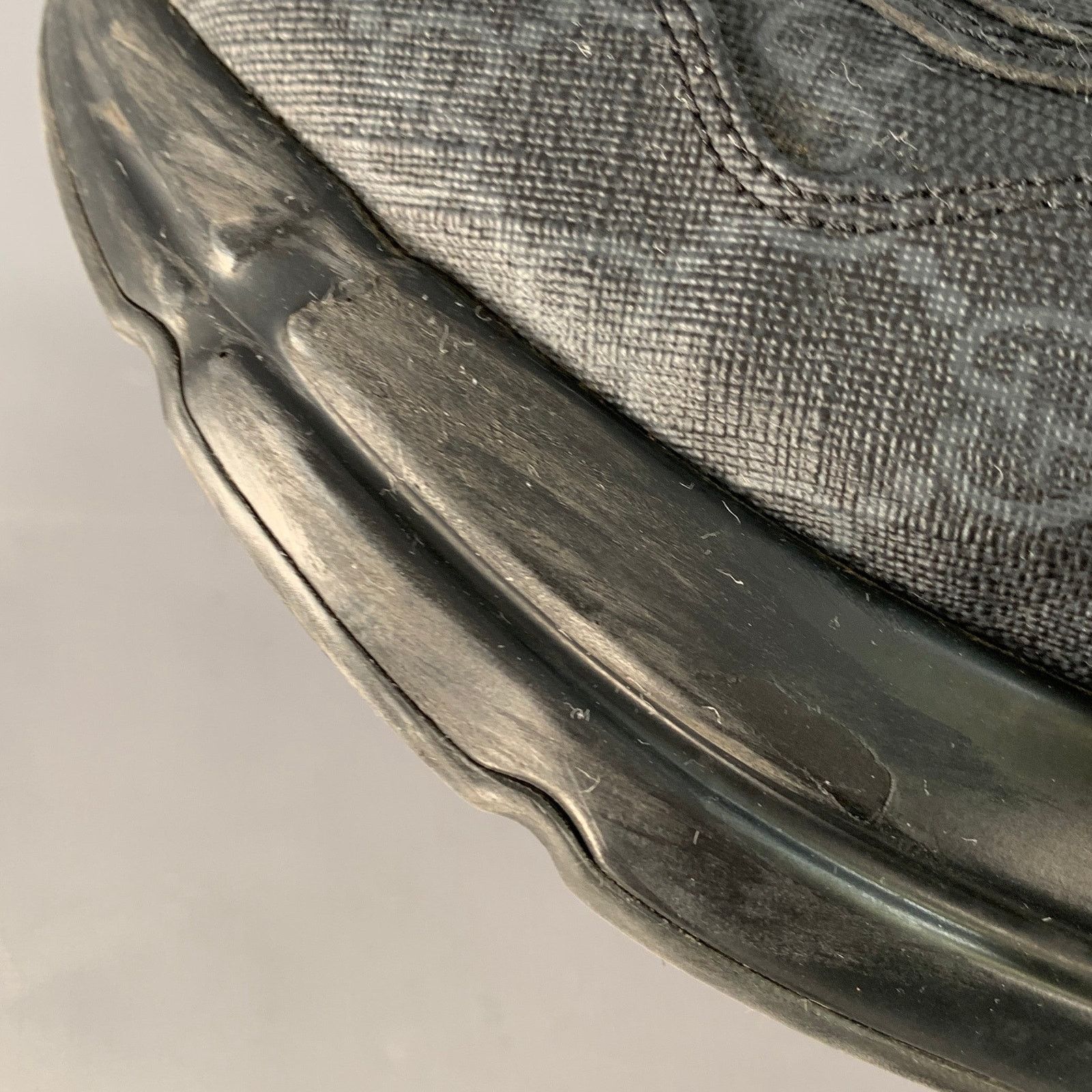 Gucci GUCCI Size 10.5 Guccissima Black Grey Monogram Sneakers Size US 10.5 / EU 43-44 - 13 Thumbnail