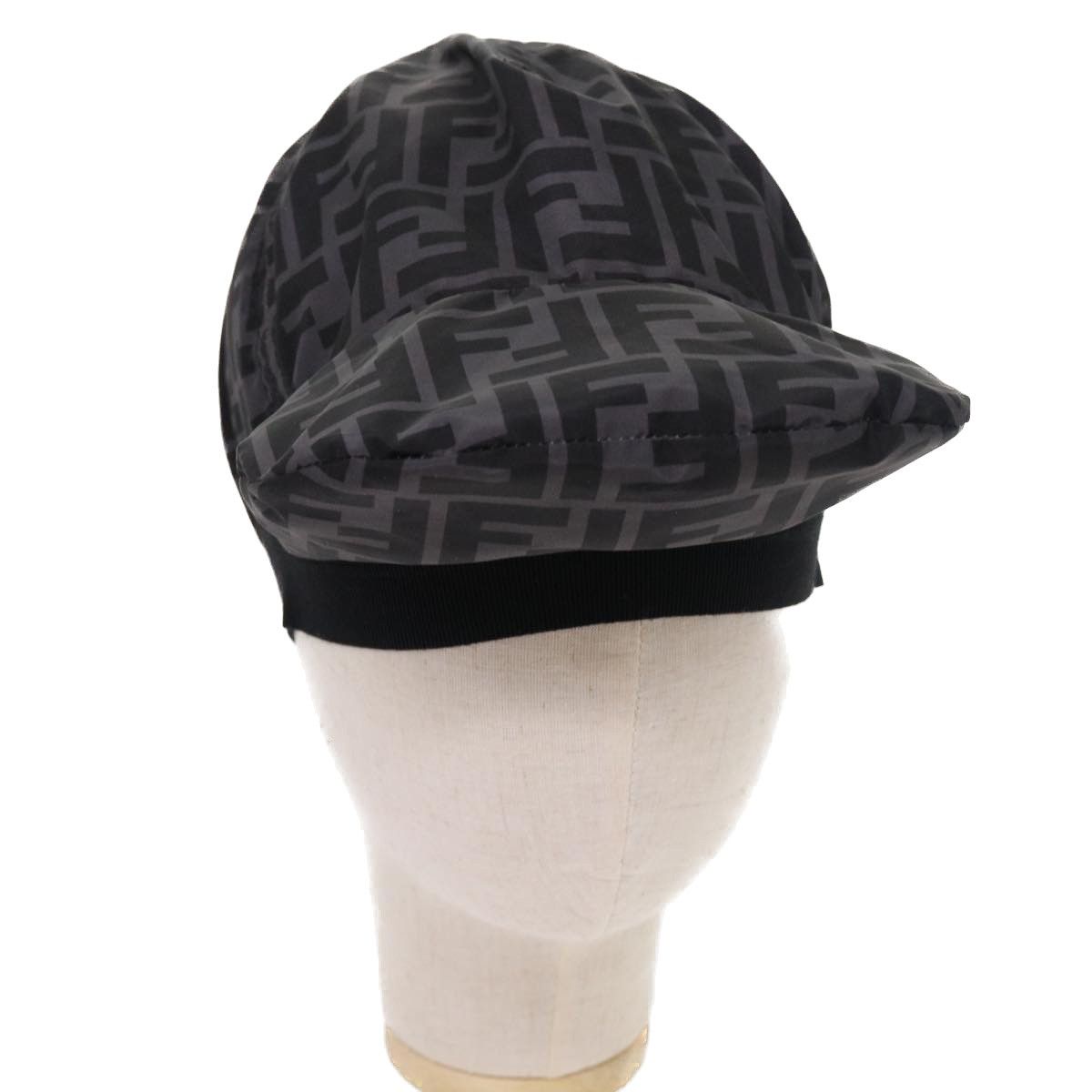 image of Fendi Zucca Canvas Cap Cover Black Auth Yk8556, Women's