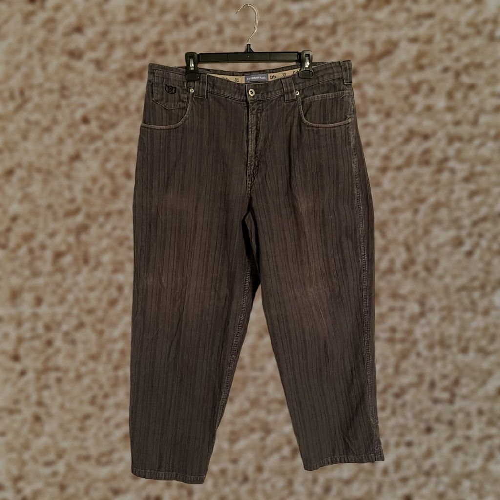 Vintage VINTAGE Canyon River Blues CRP Pants Gray Corduroy Wide Leg Y2K 38x32 Men's Size US 38 / EU 54 - 1 Thumbnail