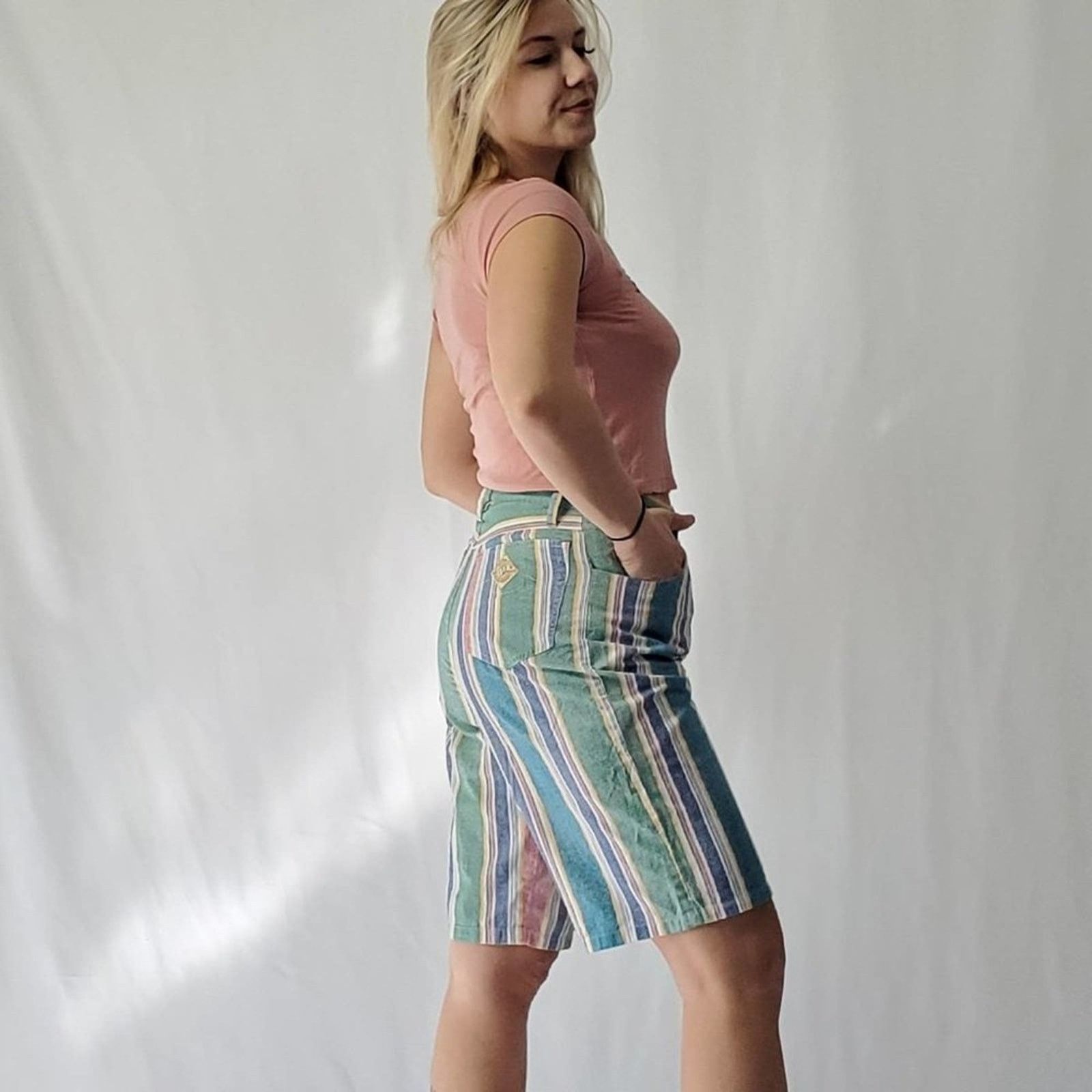 Vintage Vintage 90's Hot Pants Shorts Size 32" / US 10 / IT 46 - 5 Thumbnail