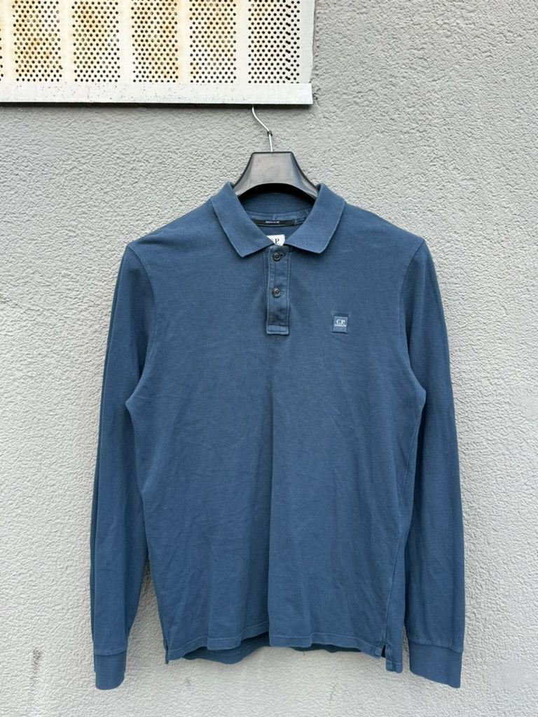 C.P. Company × Vintage Vintage CP Company Long Sleeve Polo Shirt Size M Size US M / EU 48-50 / 2 - 1 Thumbnail