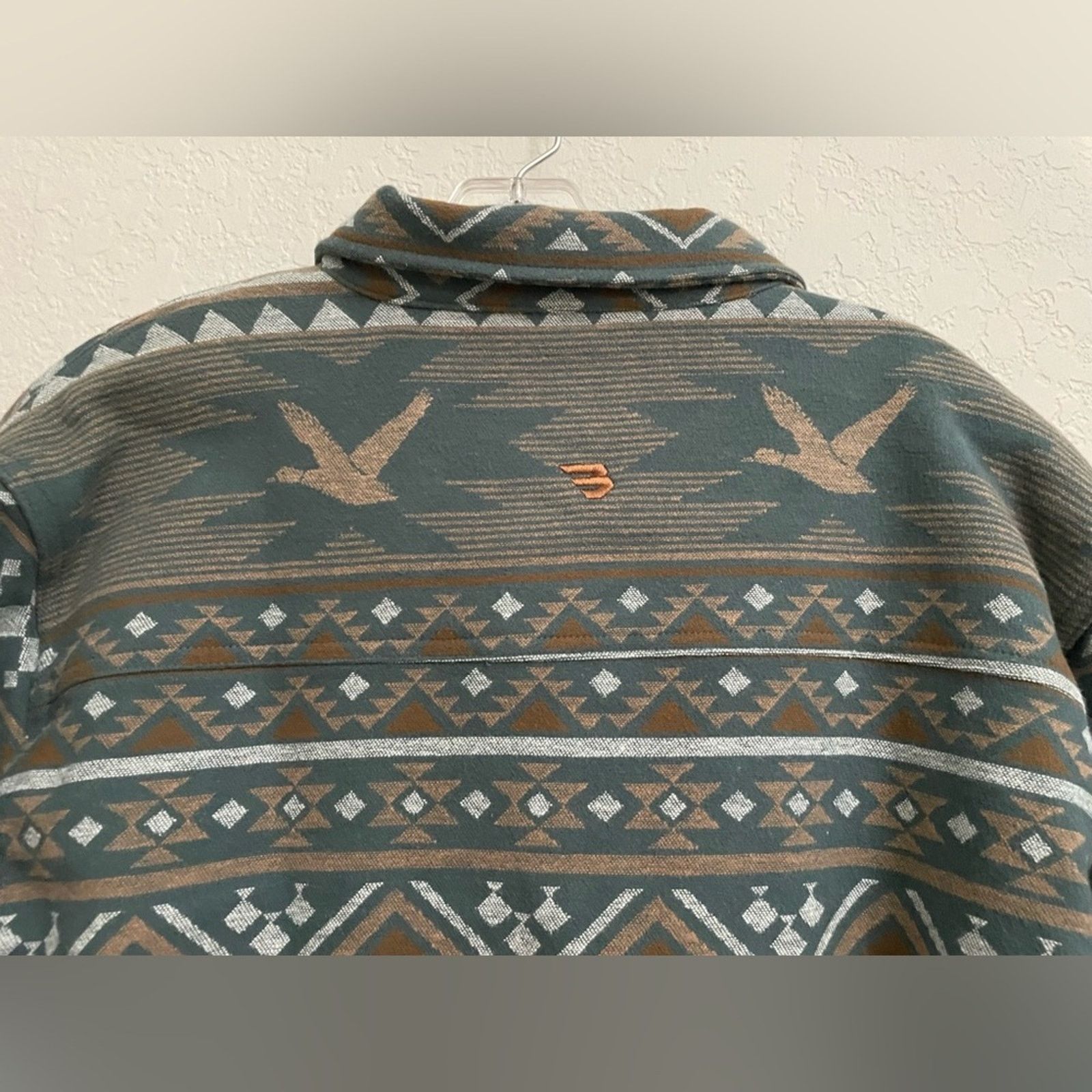 Other Burlebo Heavyweight Flannel Whitetail Aztec Olive Men L Size US L / EU 52-54 / 3 - 9 Thumbnail