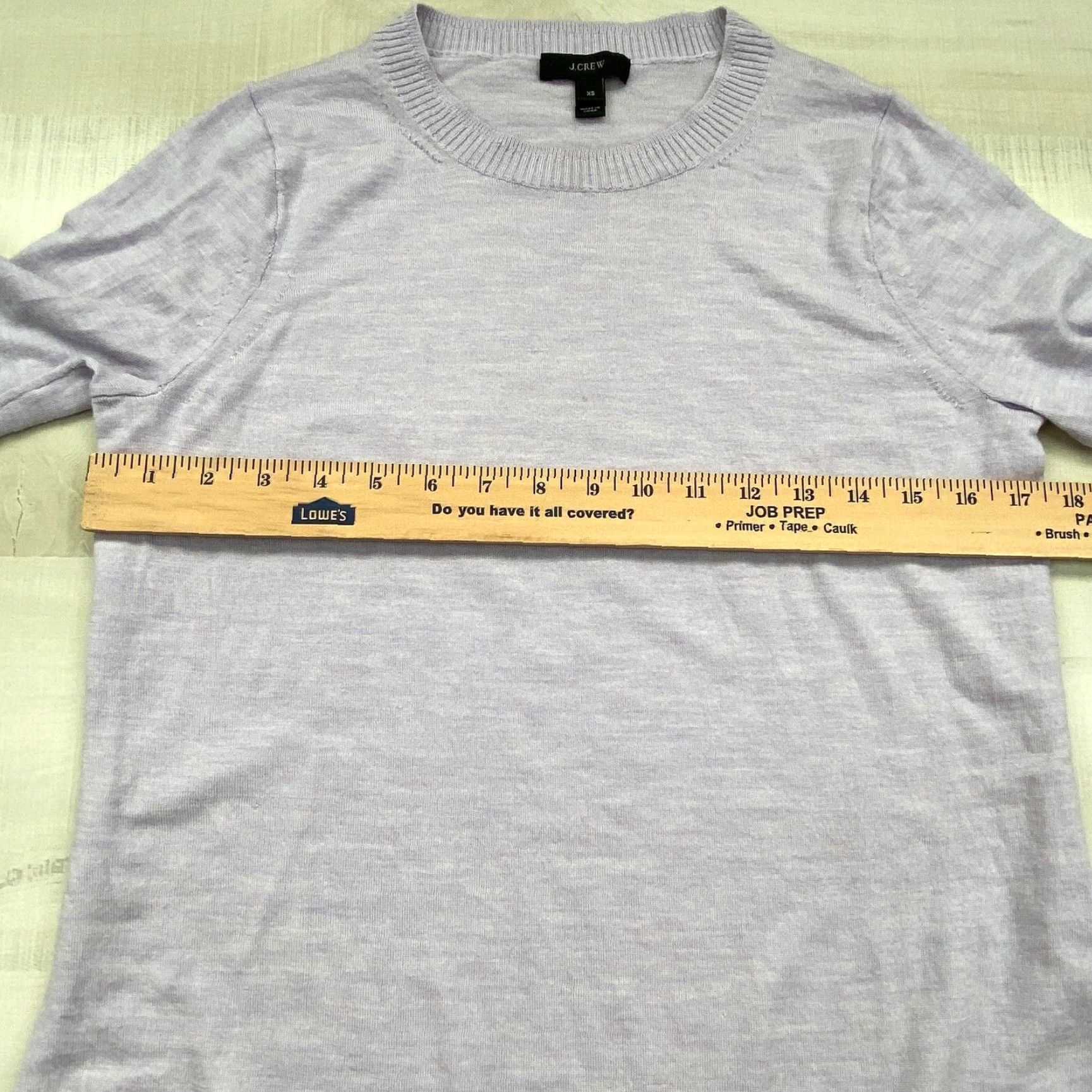 J.Crew J.CREW Womens Merino Wool Sweater XS Purple Pullover Lightweight Size XS / US 0-2 / IT 36-38 - 7 Thumbnail