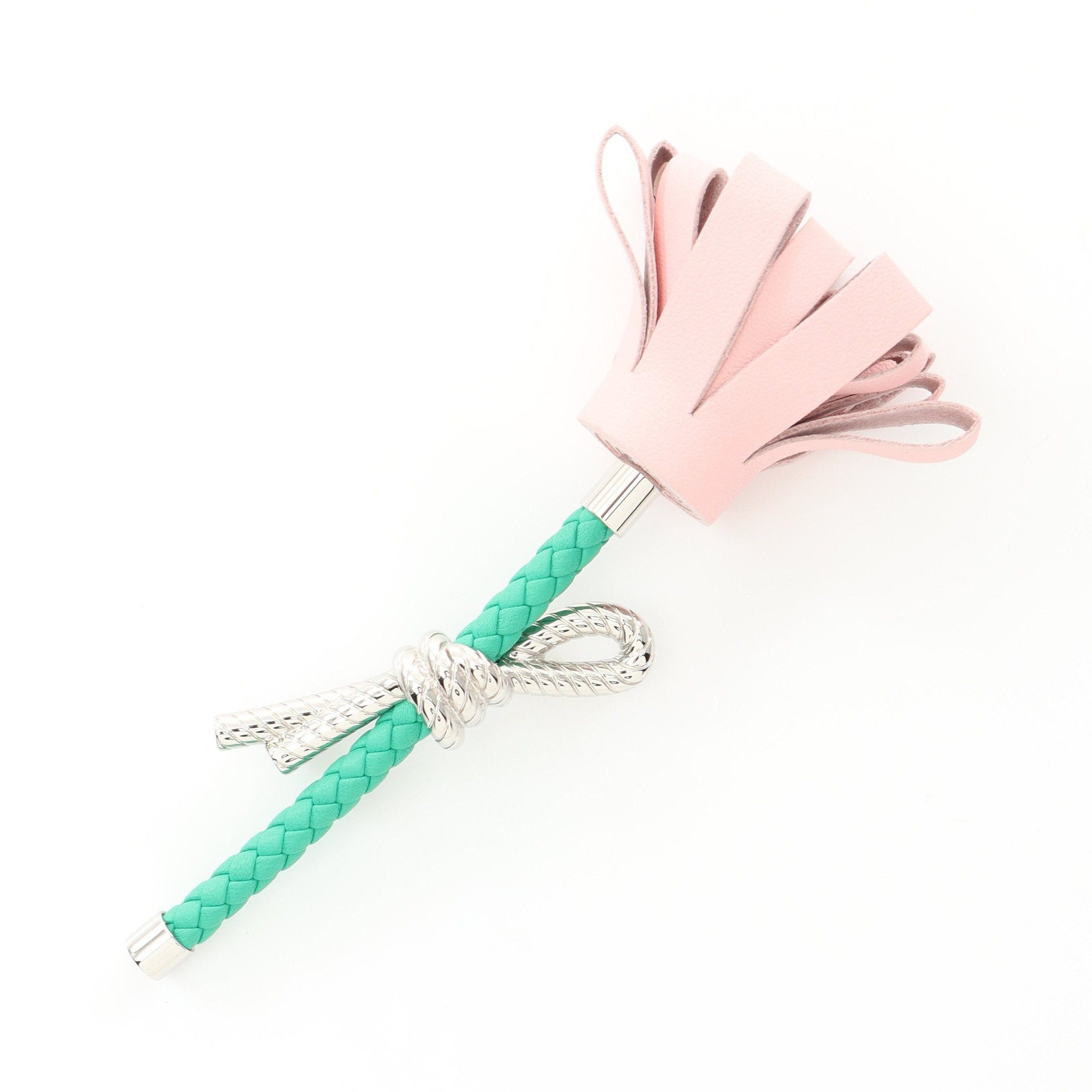 Hermes Hermes Fleur Brooch Veau Swift Light Pink Green Silver Size ONE SIZE - 1 Thumbnail