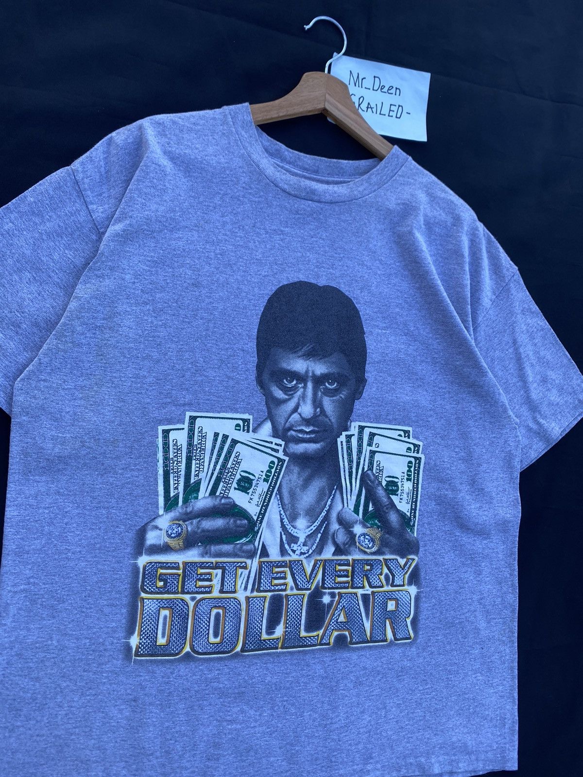 Vintage Vintage 90s Scarface “Tony Montana” Mob Gangster Crime Drama Size US XL / EU 56 / 4 - 6 Thumbnail