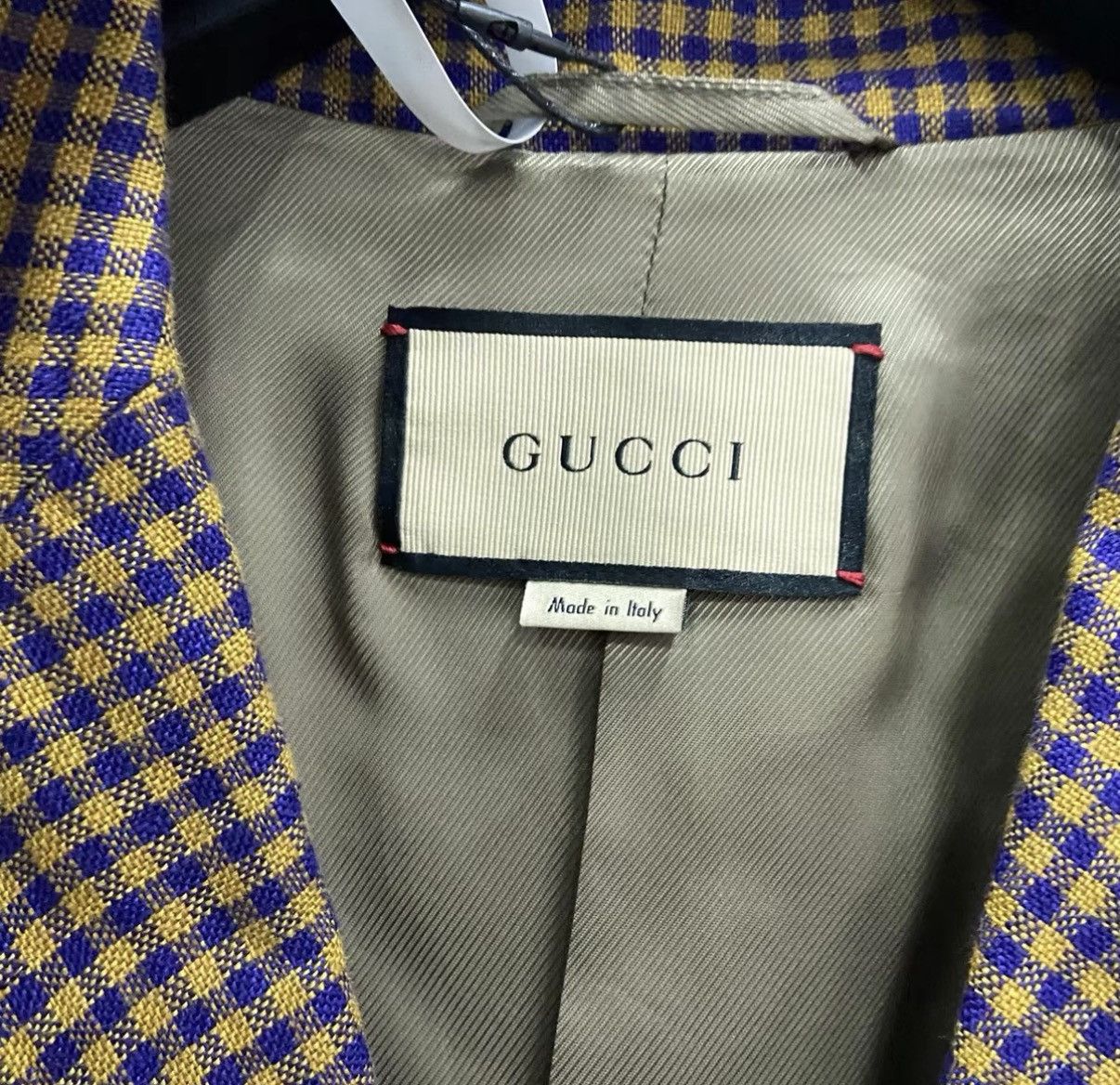 Gucci Gucci Mini Check Blazer J41 Size L / US 10 / IT 46 - 4 Thumbnail