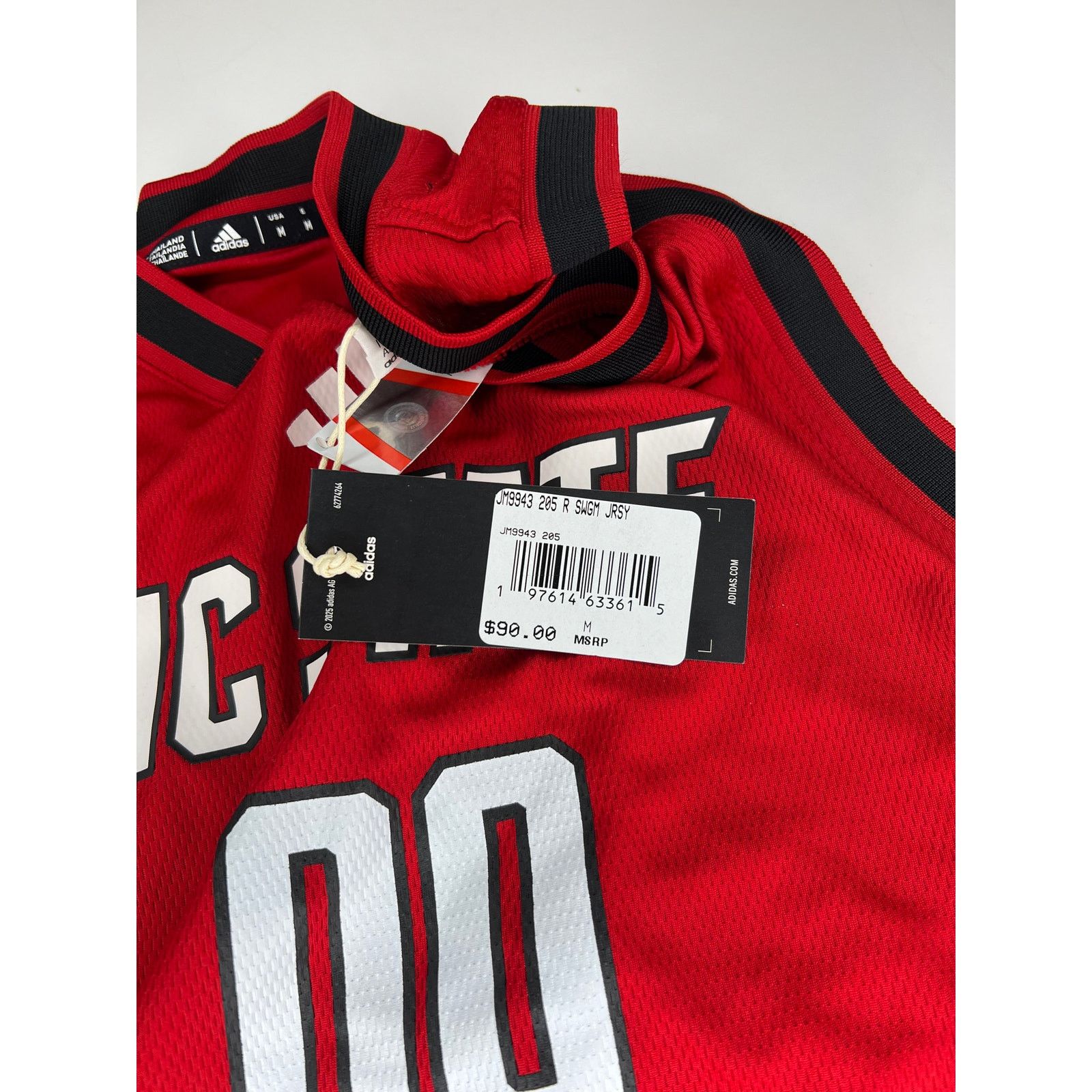 Adidas Adidas NCAA NC State Wolfpack #00 Swingman Basketball Jersey Size US M / EU 48-50 / 2 - 5 Thumbnail