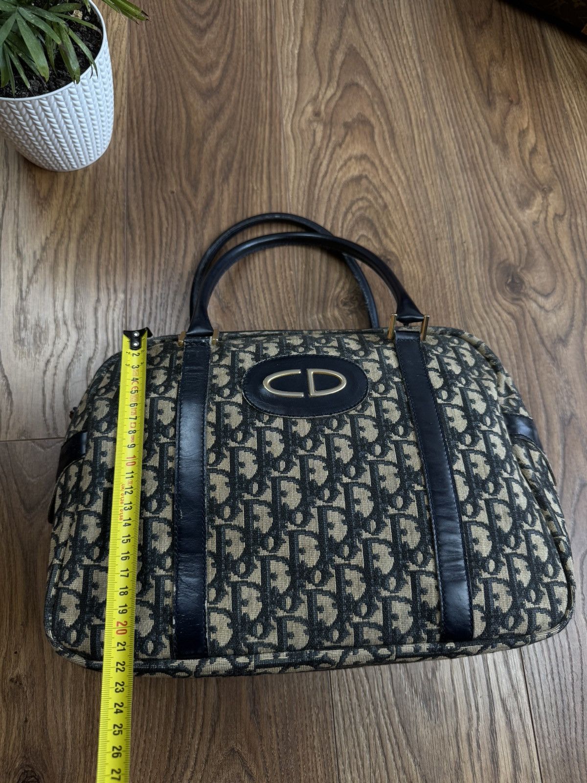 Dior Vintage leather bag Christian Dior monogram original item Size ONE SIZE - 8 Thumbnail