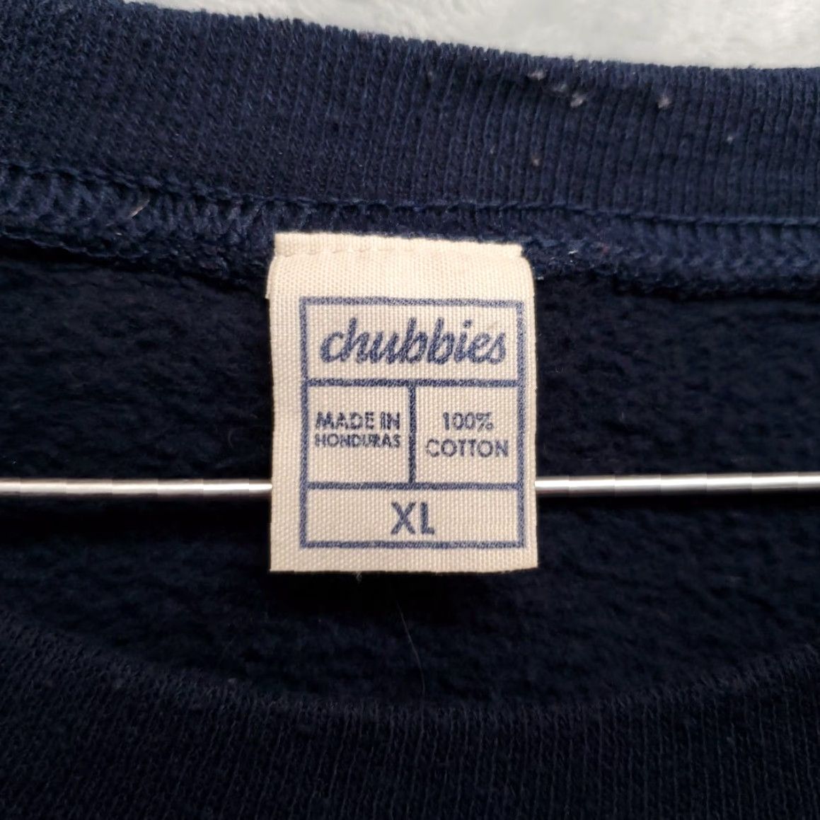 Chubbies Chubbies Sweatshirt Mens XL Navy Blue Crewneck Cotton Graphic Pullover Sweater Size US XL / EU 56 / 4 - 3 Thumbnail