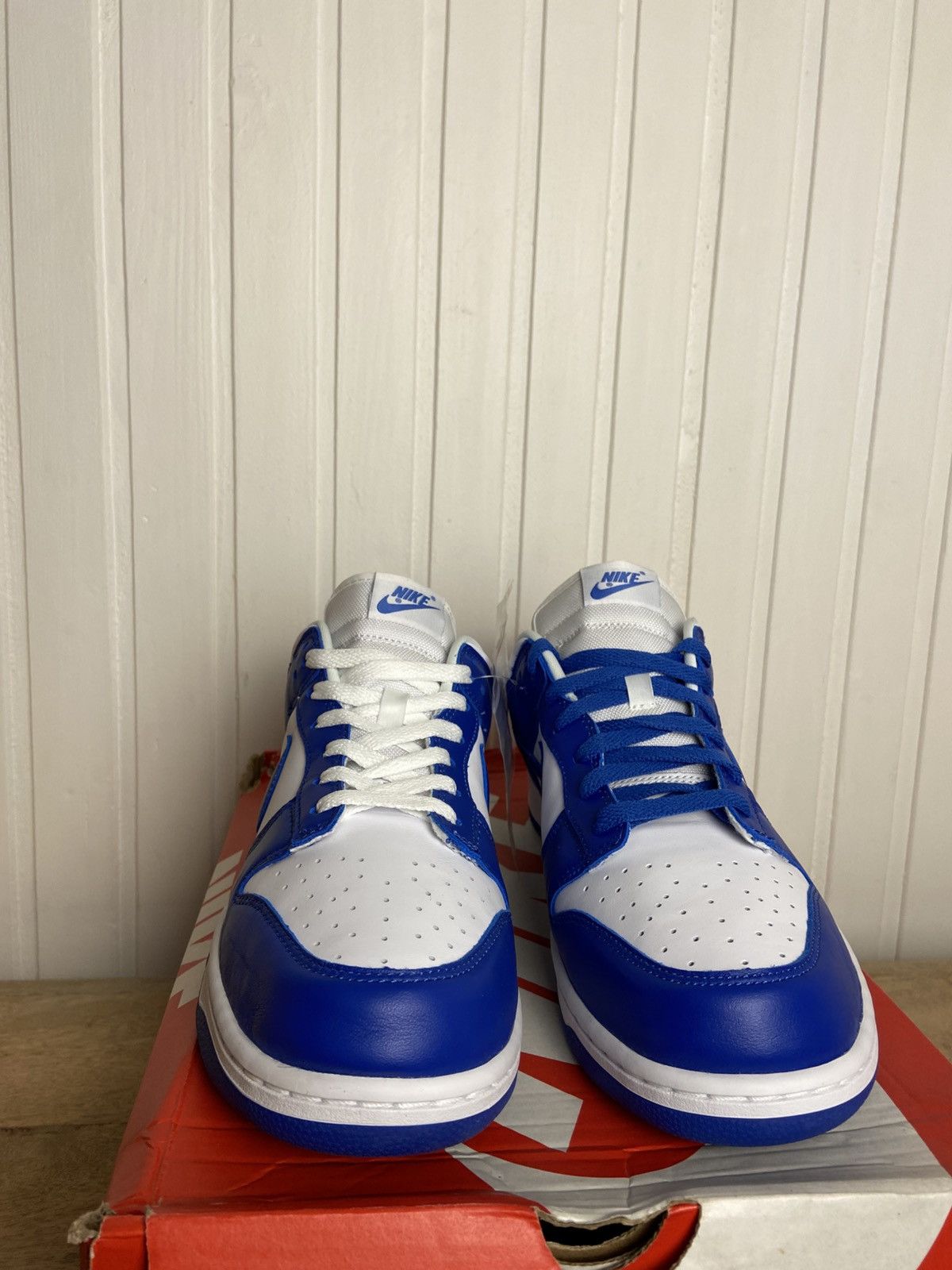 Nike New Nike Dunk Low SP "Kentucky" Size 10,5US Blue Size US 10.5 / EU 43-44 - 3 Thumbnail