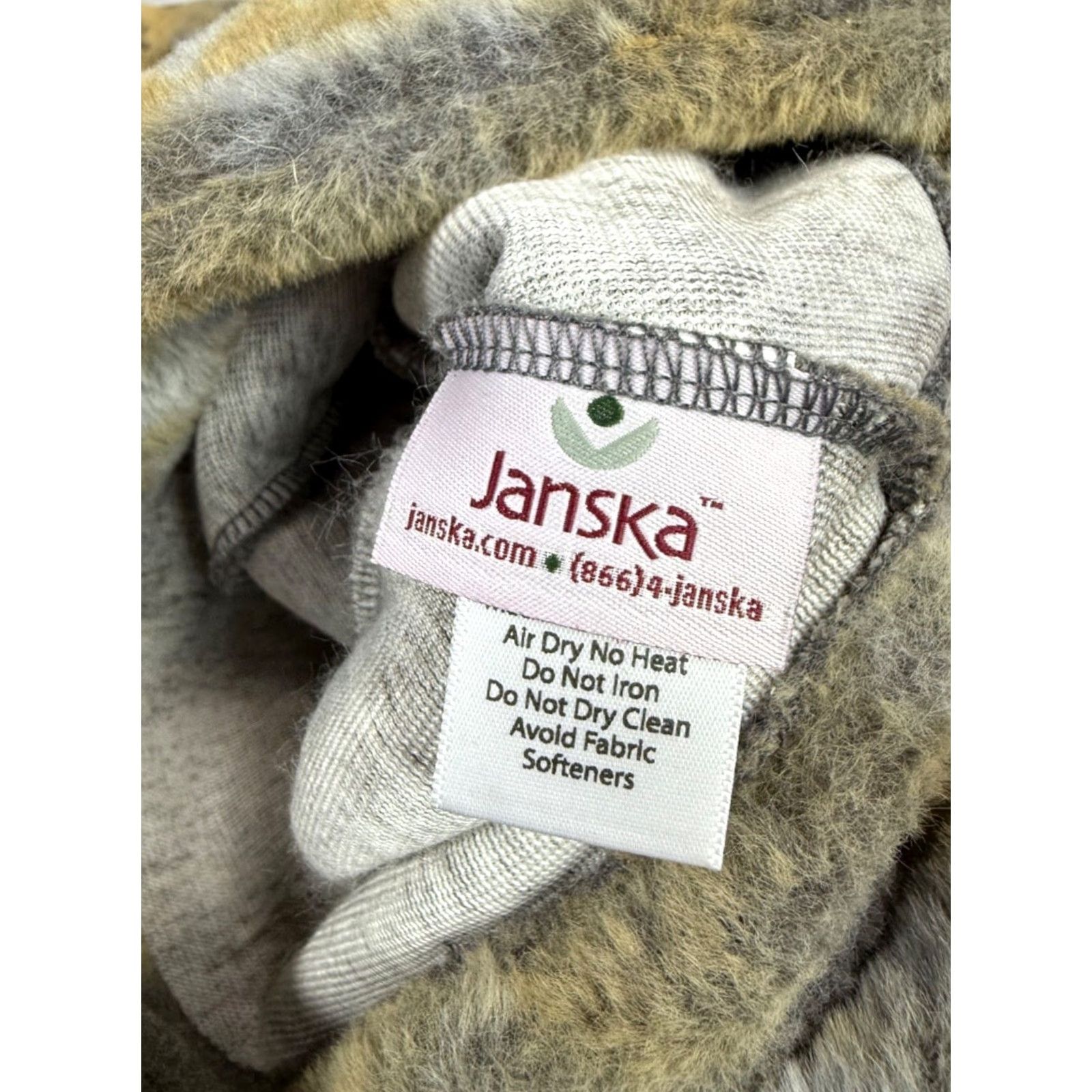 Vintage Janska Womens Hat Scarf Purse Set One Size Faux Fur Gray Spotted New Size ONE SIZE - 5 Thumbnail