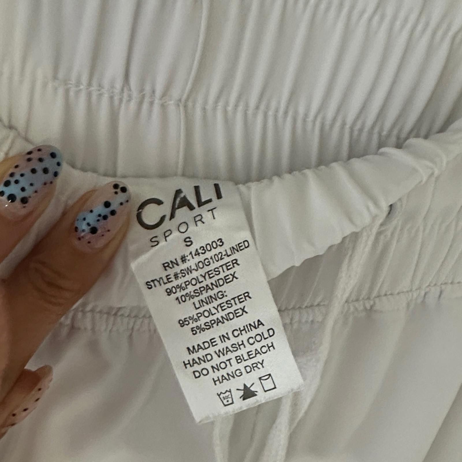 Designer Elegant White Jogger Pants for Women Size 28" / US 6 / IT 42 - 2 Thumbnail