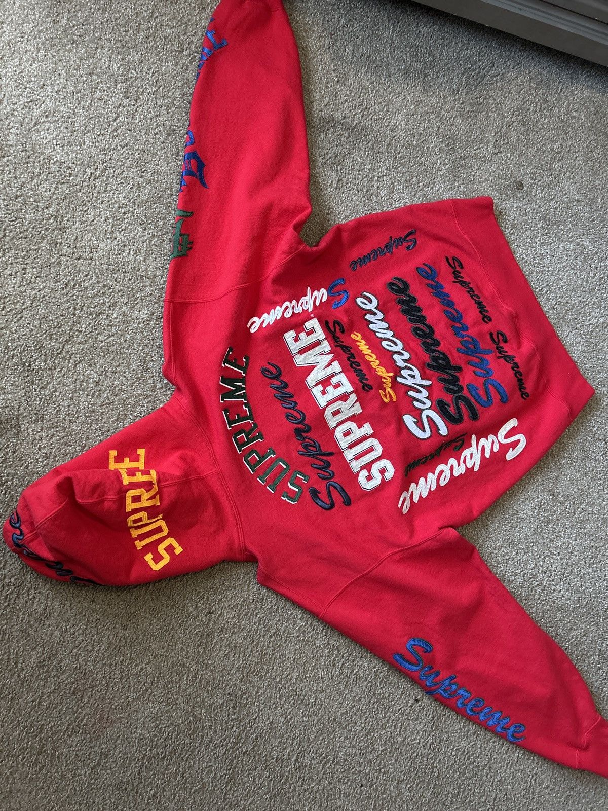 Supreme Supreme multi logo hooded sweatshirt Size US XL / EU 56 / 4 - 3 Thumbnail