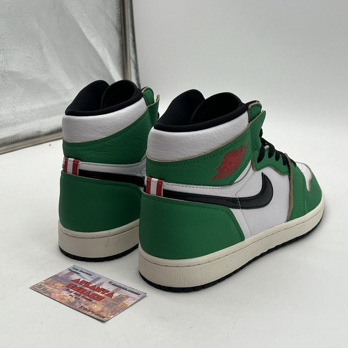 Nike Wmns air Jordan 1 high lucky green Size US 10 / IT 40 - 5 Thumbnail