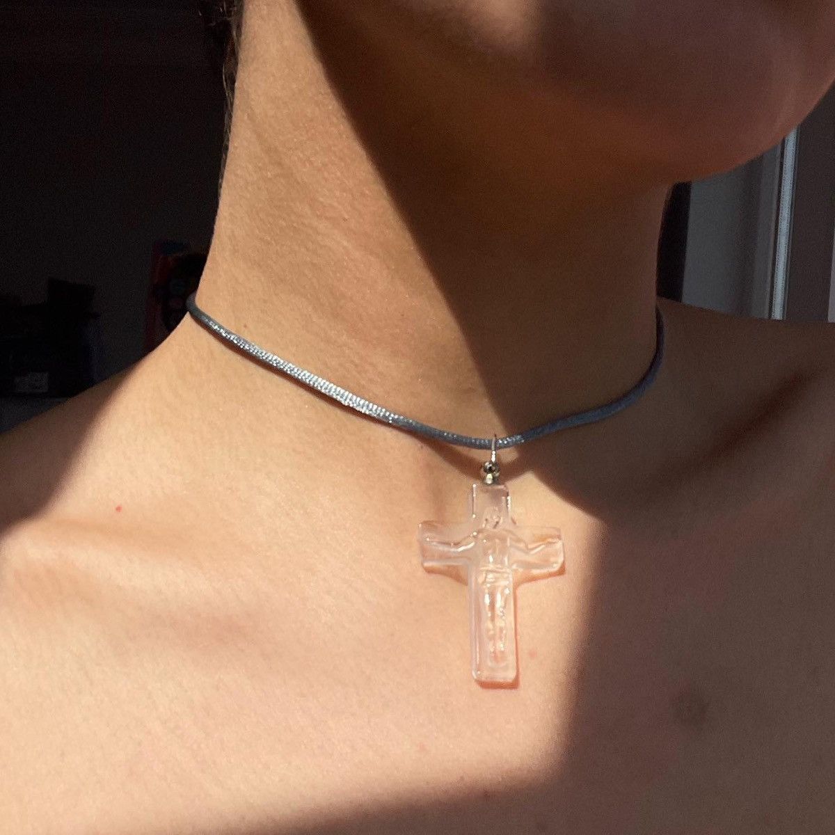 Vintage Crystal necklace Size ONE SIZE - 2 Thumbnail