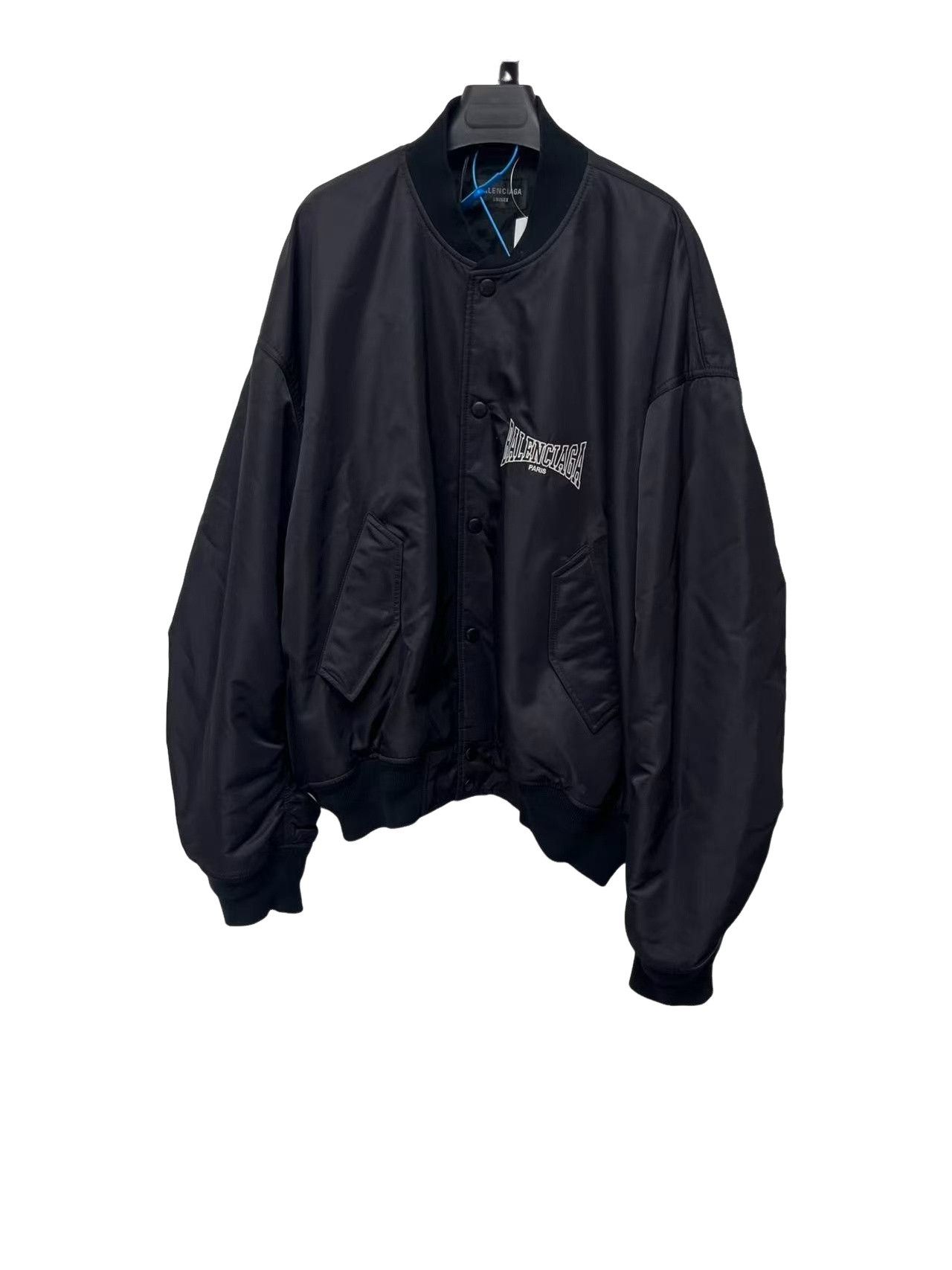 Balenciaga Balenciaga Embroidered Logo Bomber Jacket M Size US M / EU 48-50 / 2 - 1 Thumbnail