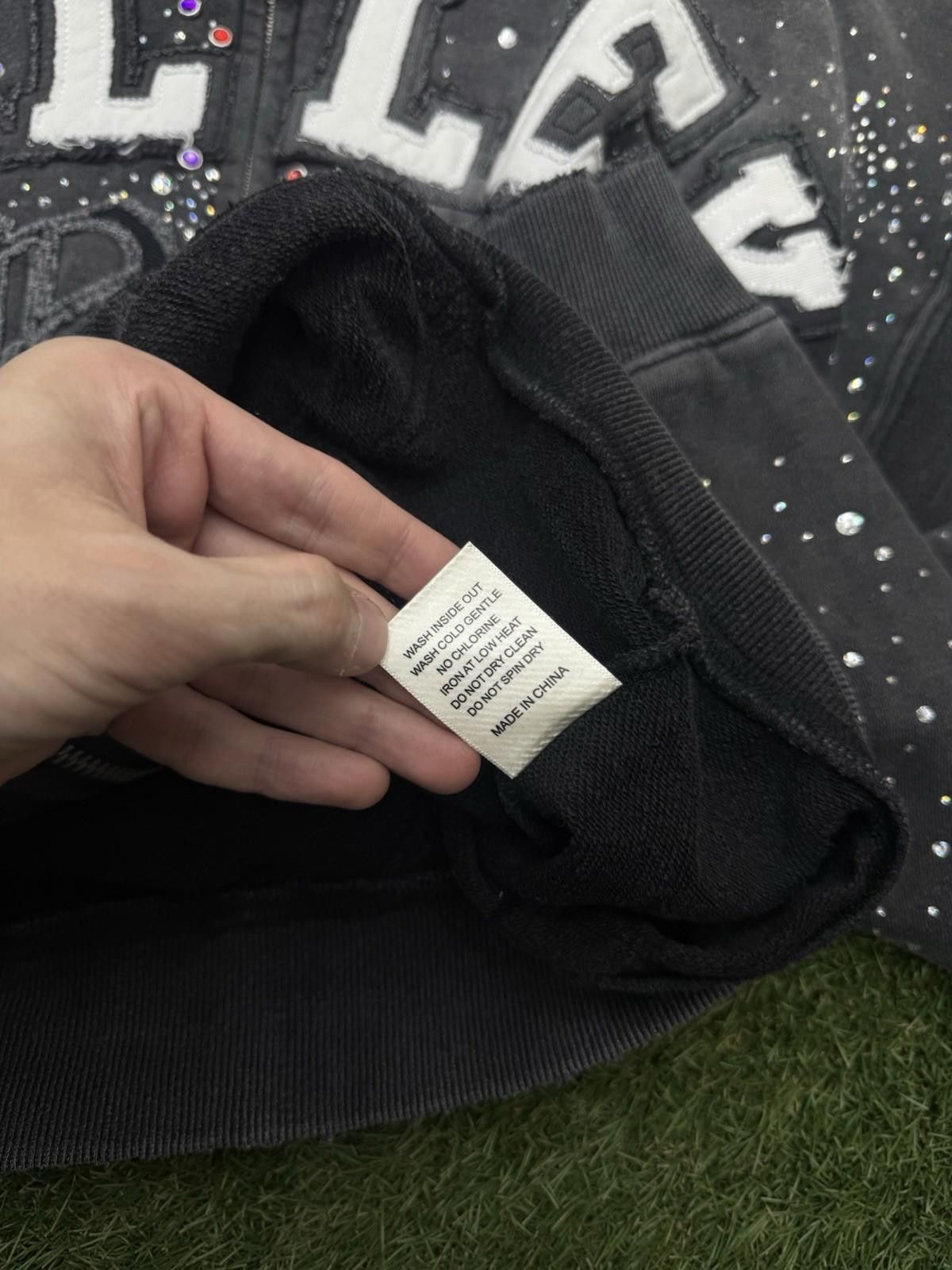 Vale Valley Hoodie Stone Zip Up Black Crystals Size Small (NEW) Size US S / EU 44-46 / 1 - 9 Thumbnail