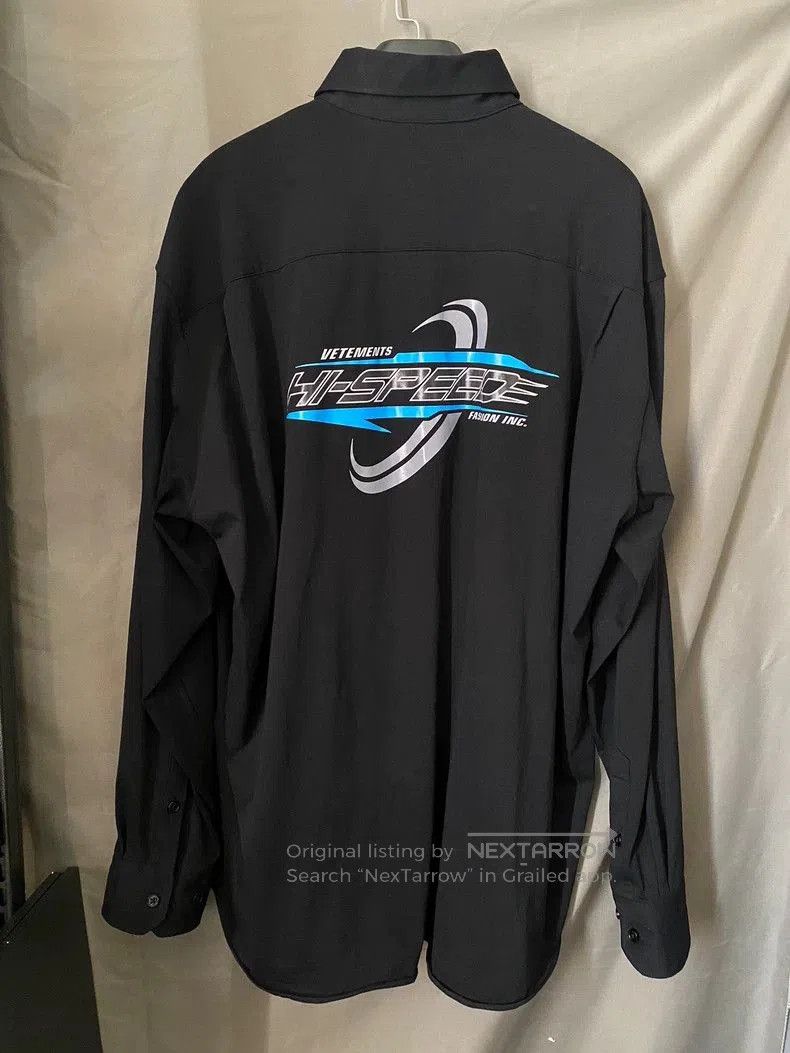 Vetements Vetements Racing Logo Long Sleeve Shirt. Size US S / EU 44-46 / 1 - 3 Thumbnail