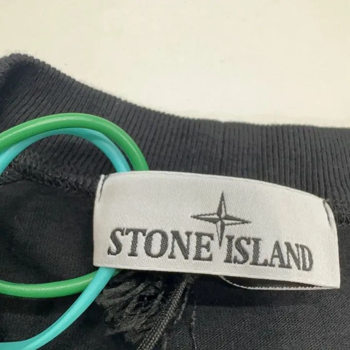 Other Stone Island Black Logo Crew Neck TShirt -2506 Size US XL / EU 56 / 4 - 2 Thumbnail