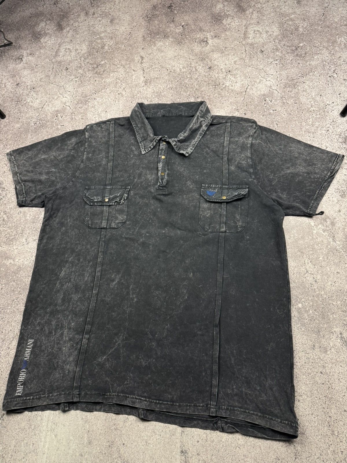 Emporio Armani Avant Garde Emporio Armani Washed Multipocket Polo Japanesse Size US L / EU 52-54 / 3 - 5 Thumbnail
