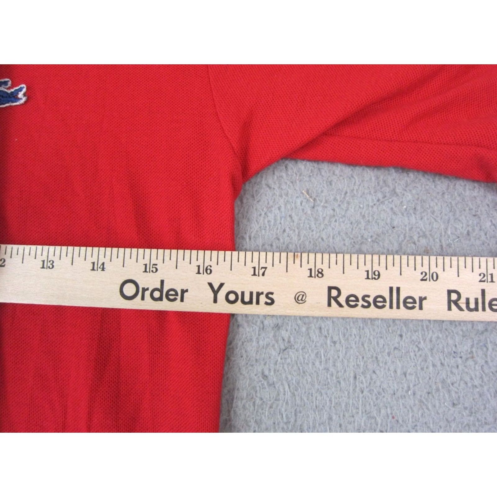 Lacoste Lacoste Polo Shirt Mens M Red Vintage 60s 70s Golf Tennis Short Sleeve Button Collared 90s Classic Shirt Mens Red Vintage Lacoste Polo Size US M / EU 48-50 / 2 - 7 Thumbnail