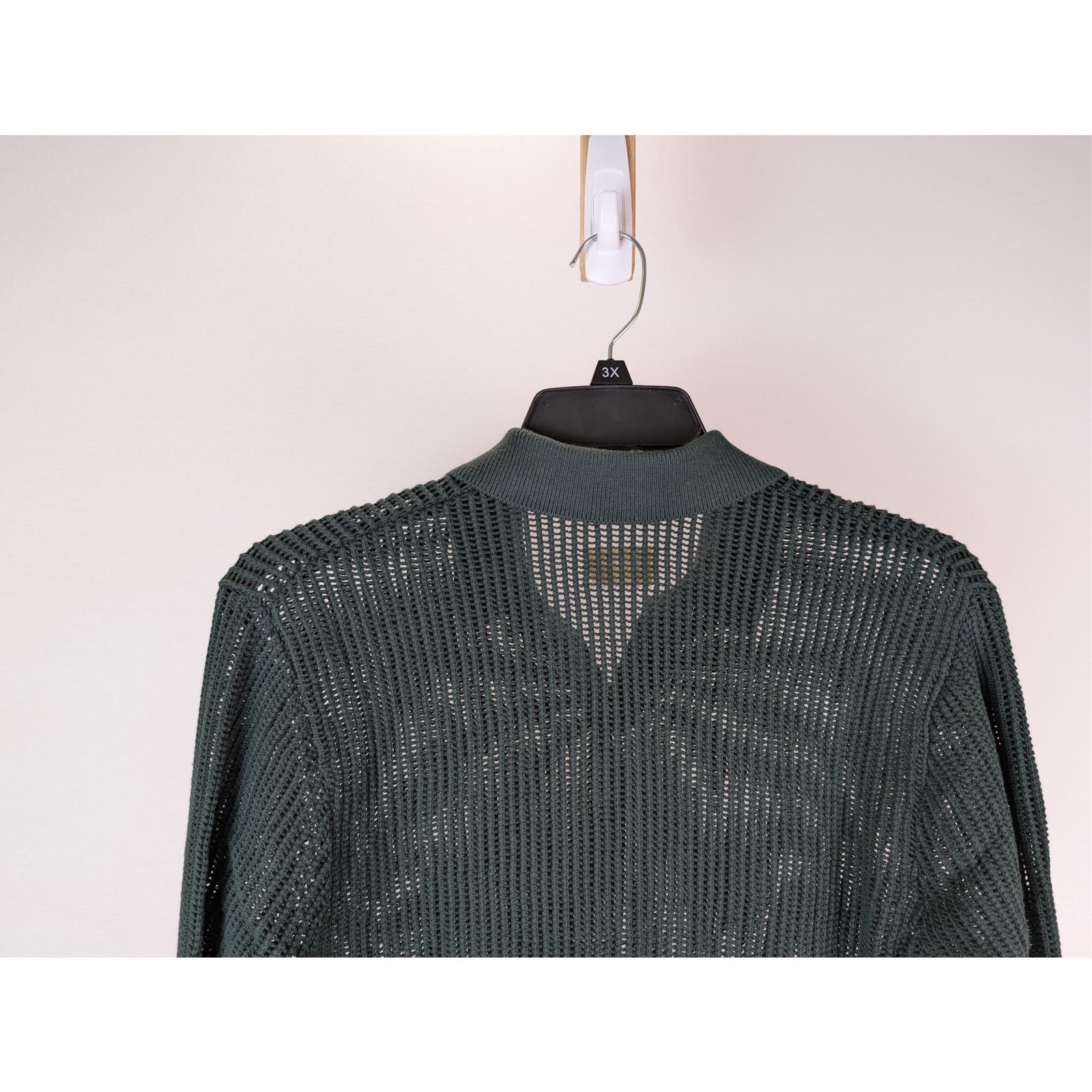 Aime Leon Dore o1rshd1 Long Sleeve Mesh Polo Shirt in Scarab Green Size US S / EU 44-46 / 1 - 11 Thumbnail